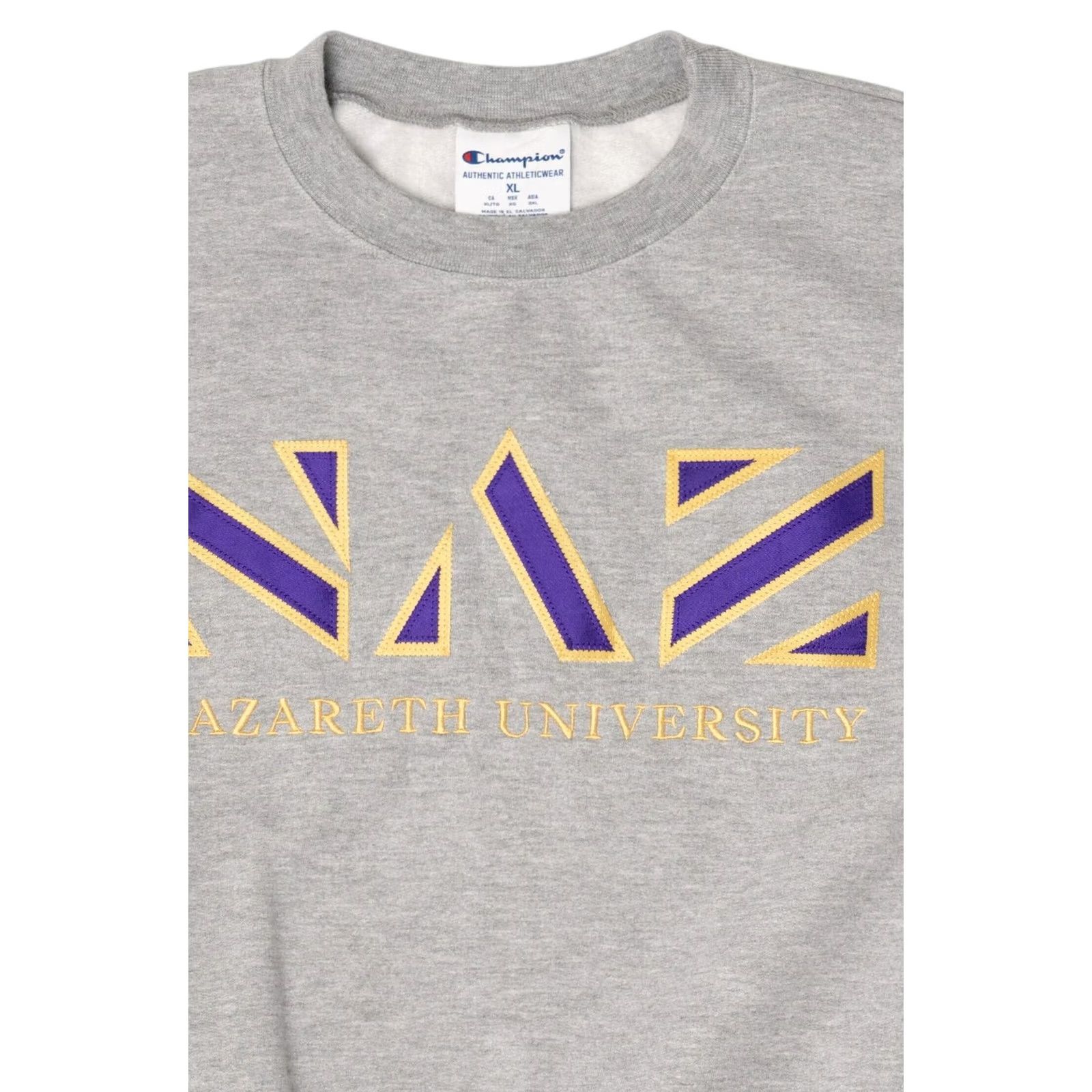 Champion VINTAGE NAZ Nazareth University Sweatshirt Shirt Regular Gray XL Mens Size US XL / EU 56 / 4 - 6 Thumbnail