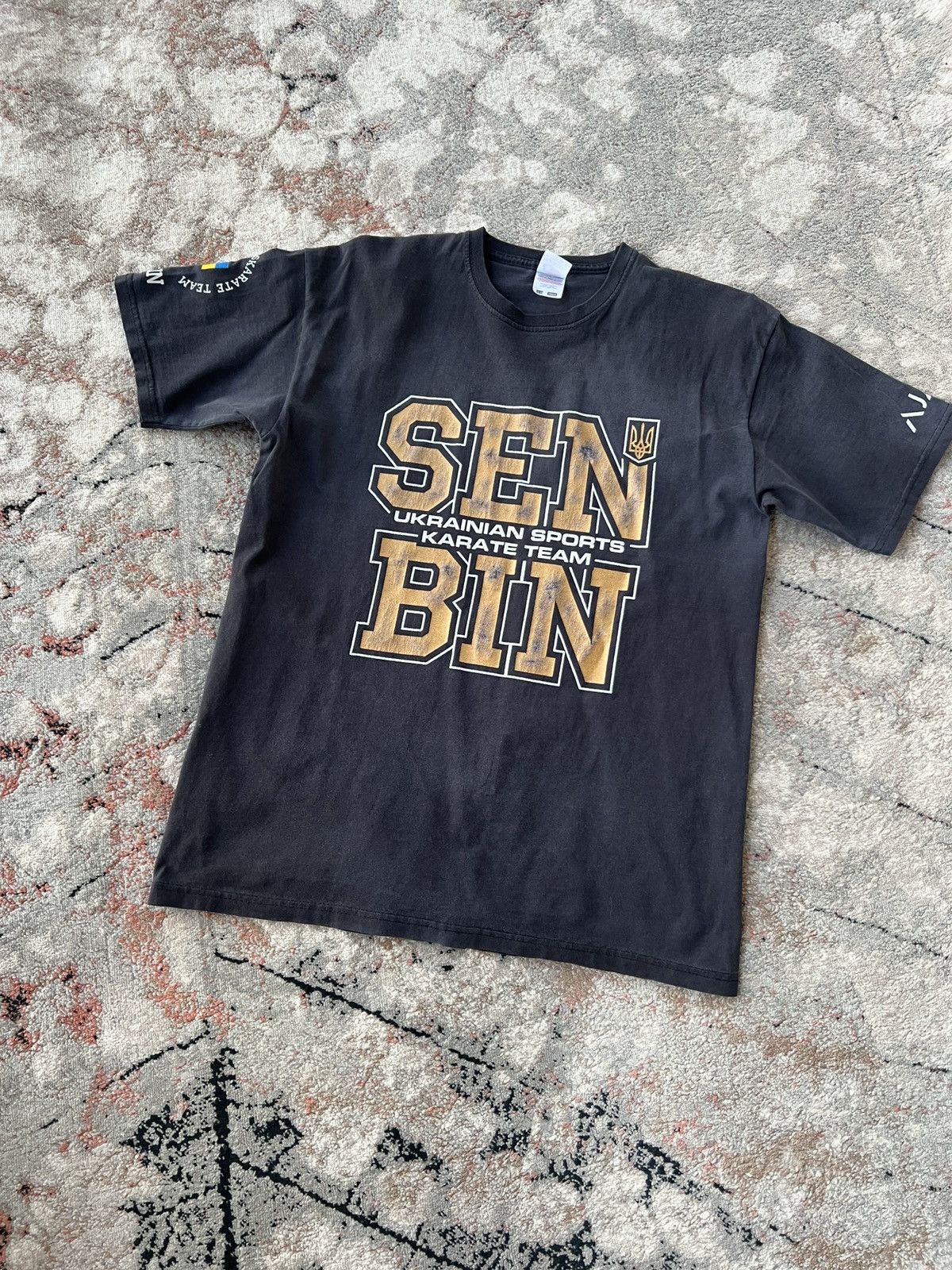 Vintage Sen Bin Ukrainian Sport Karate Team Tee Size US S / EU 44-46 / 1 - 1 Thumbnail