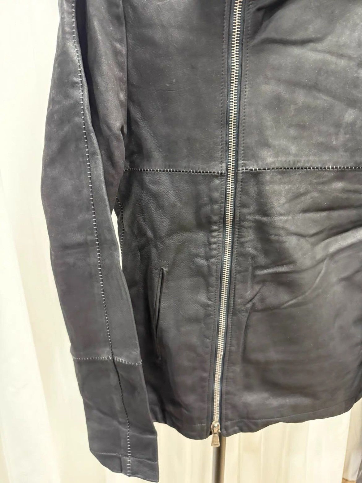 10sei0otto 10sei0otto Bovina Suede Leather Jacket-2505 Size US S / EU 44-46 / 1 - 4 Thumbnail