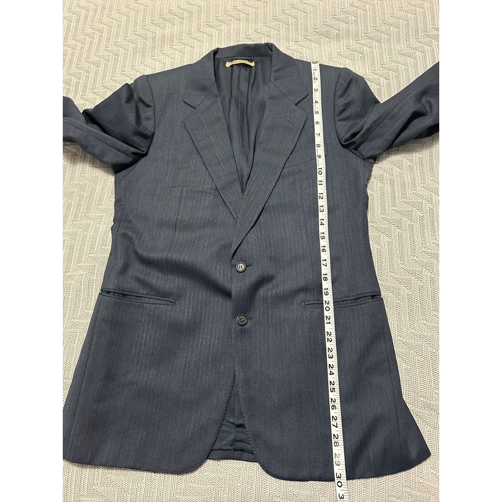 Bruno Piattelli Bruno Piattelli for Barney's navy cashmere wool suit Size 40R - 10 Thumbnail
