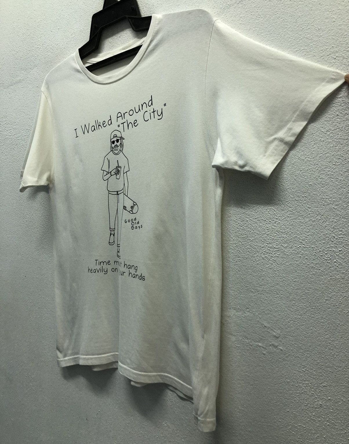 Vintage WEGO I Walked Around "The City" Good Old Day T-Shirt Size US S / EU 44-46 / 1 - 5 Thumbnail