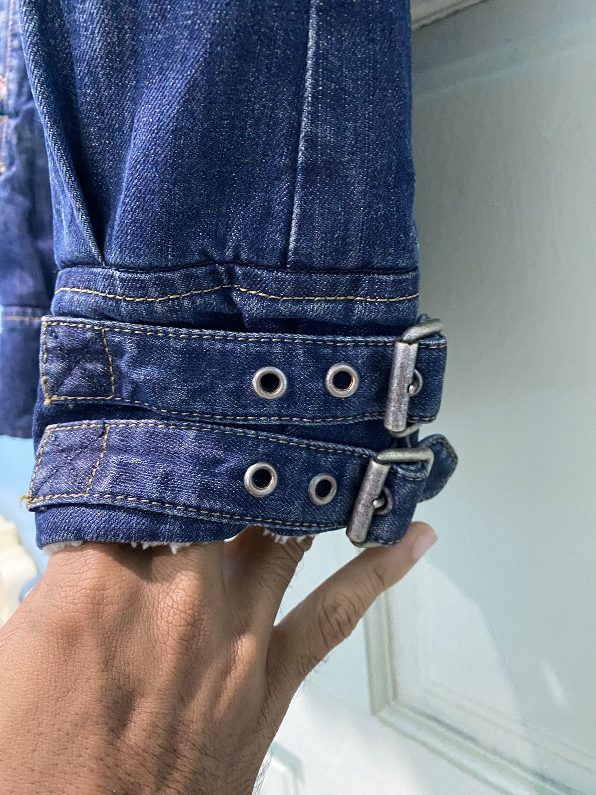 Diesel Diesel Denim Vest Jacket Sherpa Lining Sleeveless Zip Front Size US S / EU 44-46 / 1 - 9 Thumbnail