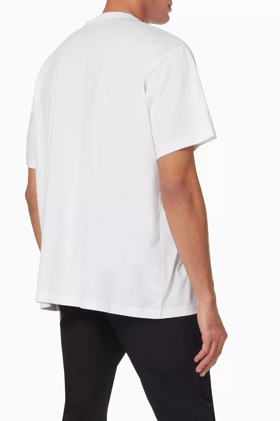Burberry o1y0426 Crewneck T-Shirt in White Size US L / EU 52-54 / 3 - 2 Thumbnail
