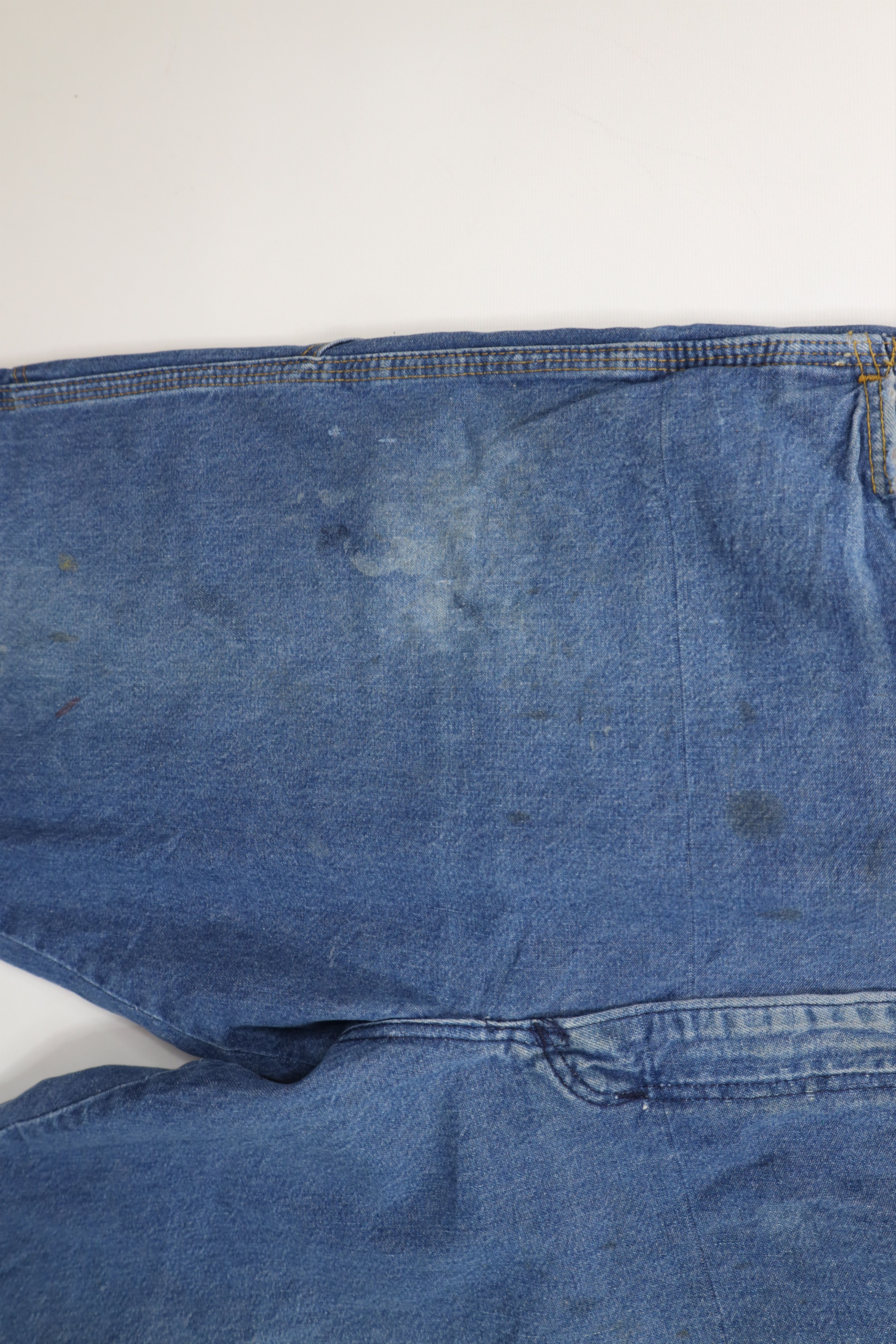 Vintage Vintage 70s Streetwear Wide Leg Dungaree Denim Jeans USA Size US 36 / EU 52 - 8 Thumbnail