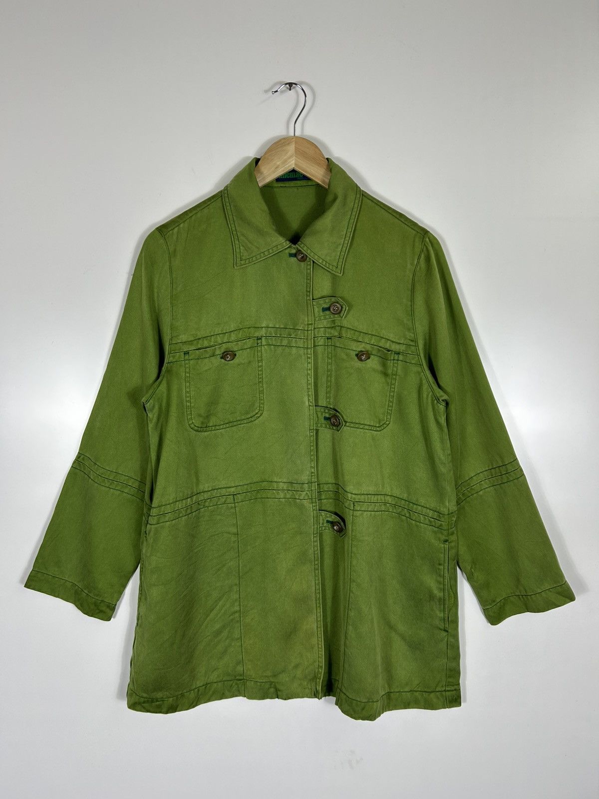 RENOWN ⚡️Vintage Designer MicMac Paris Button Shirt Jacket Size S / US 4 / IT 40 - 1 Thumbnail