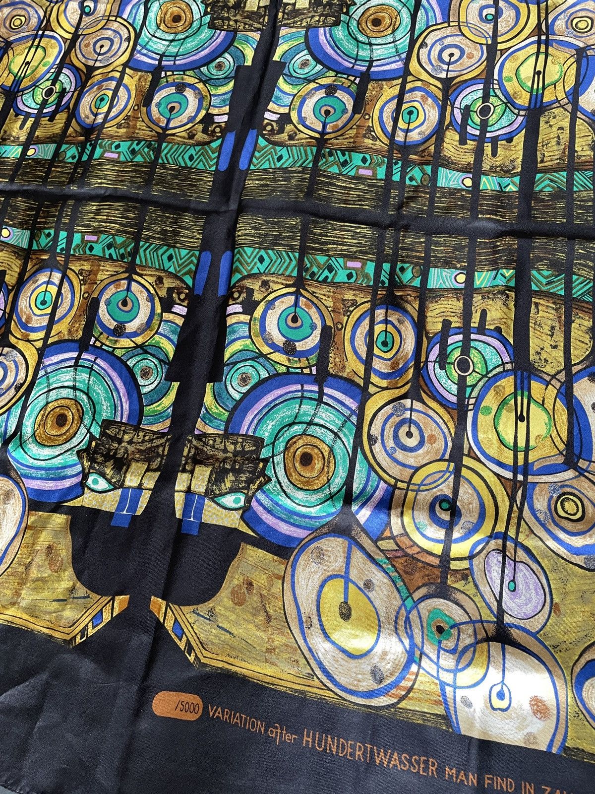 Other Hundertwasser Silk Scarf Size ONE SIZE - 2 Thumbnail