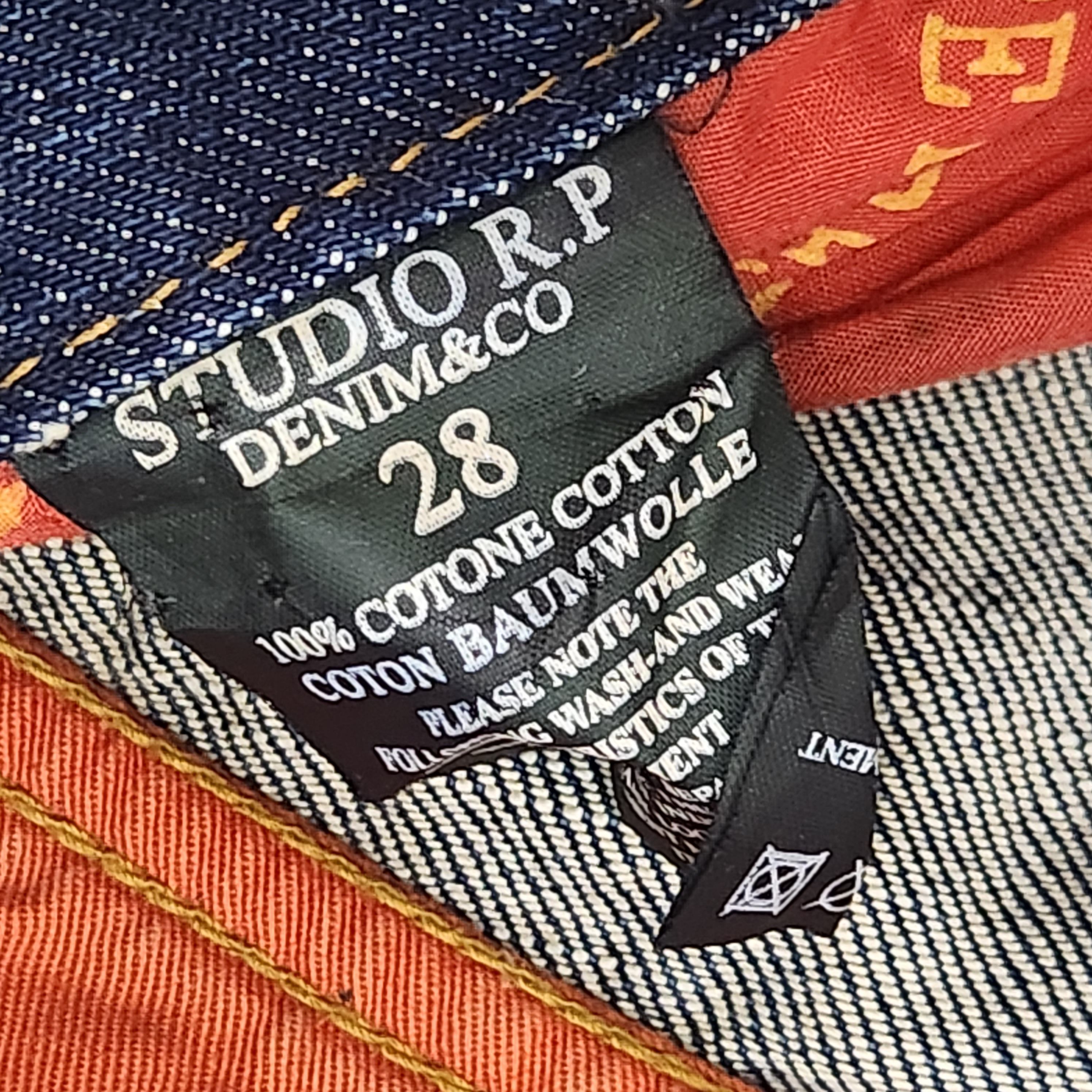 Denim & Co. × Japanese Brand Flared Denim & Co Red Pepper Thrashed Jeans Size US 28 / EU 44 - 13 Thumbnail