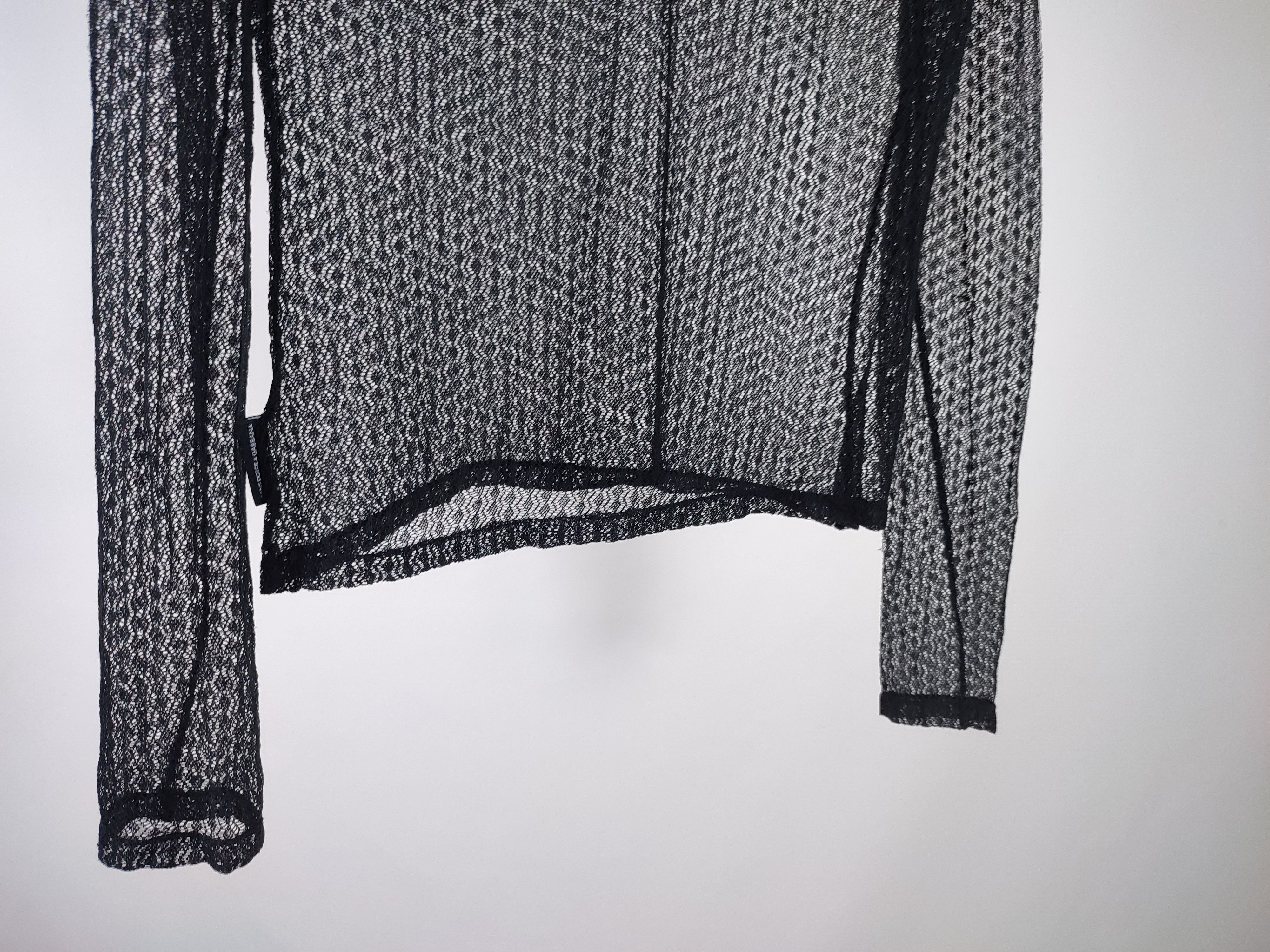 Dolce & Gabbana Dolce Gabbana Sheer Mesh Lace Vintage Top Shirt Size M / US 6-8 / IT 42-44 - 12 Thumbnail