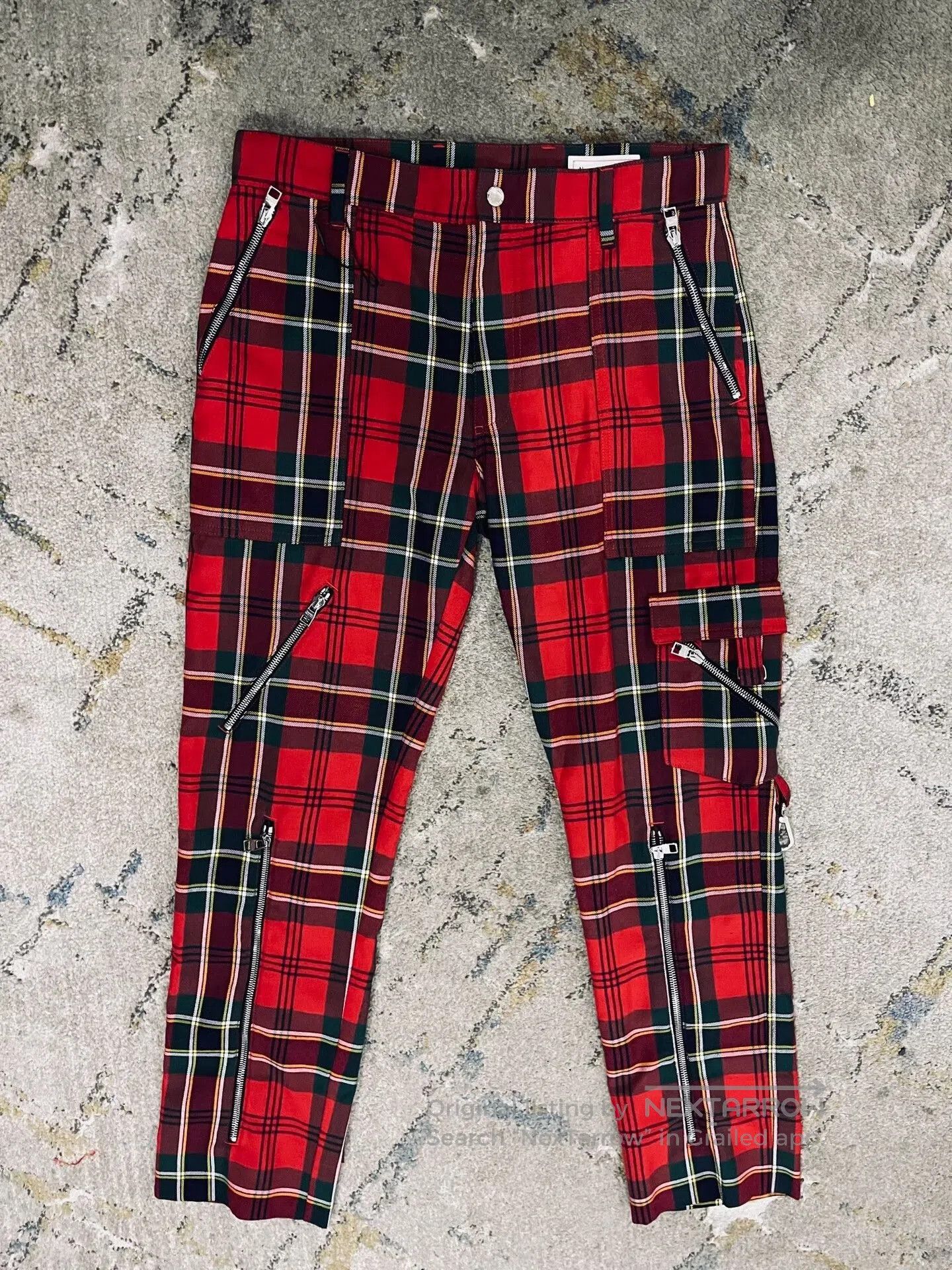 Alexander McQueen Alexander McQueen Plaid Multi. Size US 30 / EU 46 - 1 Thumbnail