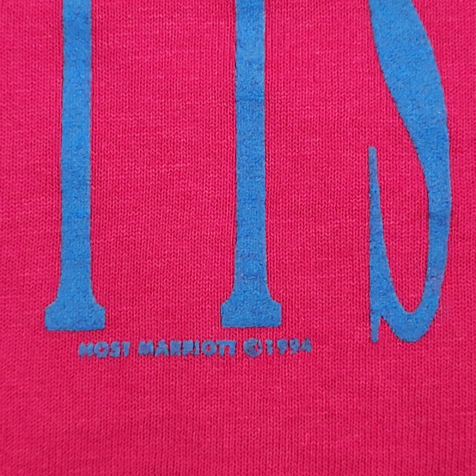 Vintage Vintage 1994 Screen-Stars Shirt Womens Medium 19x25 Pink USA Size M / US 6-8 / IT 42-44 - 4 Thumbnail