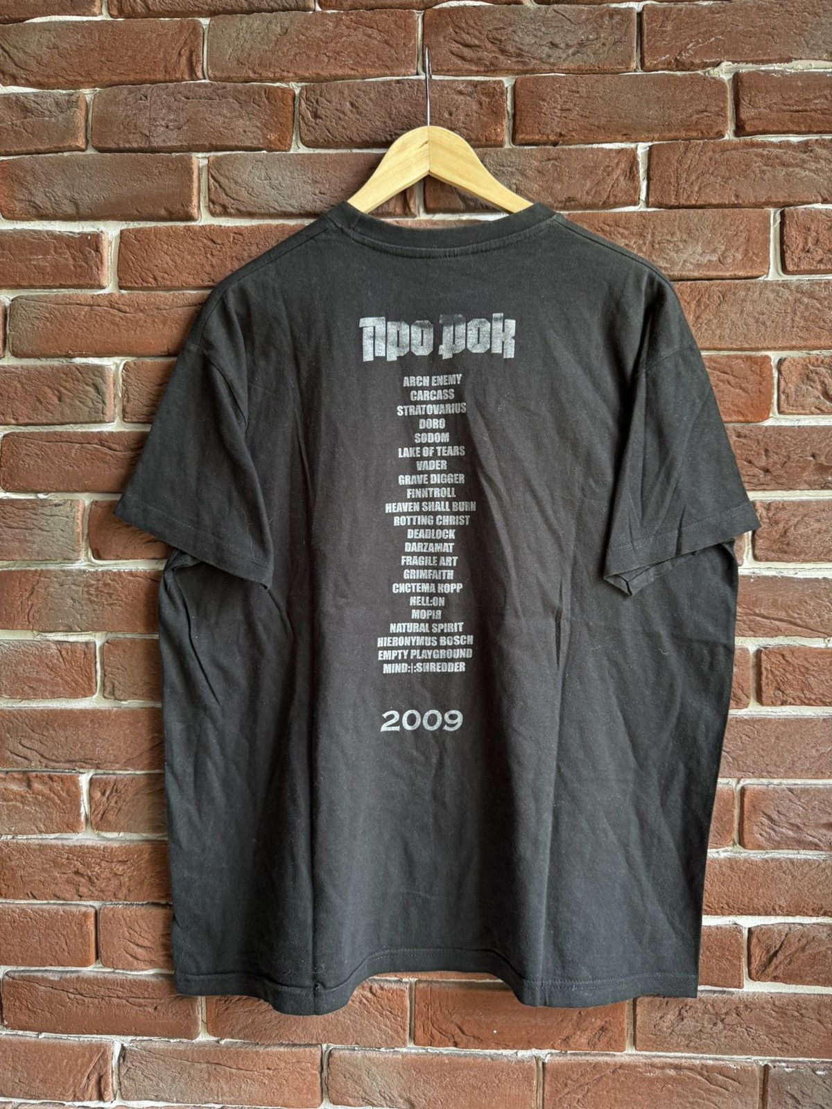 Band Tees VINTAGE Y2K BAND TEE STRATOVARIUS Metal rare TOUR BAND Black Size US L / EU 52-54 / 3 - 2 Thumbnail