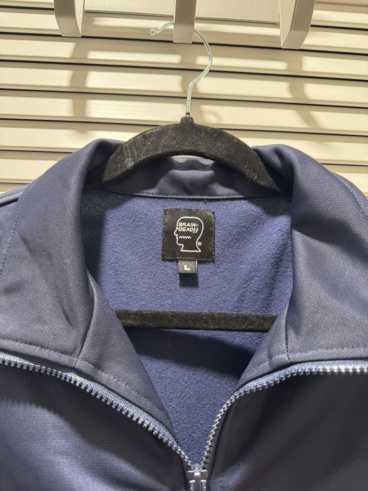 Brain Dead Alonzo Track Jacket - Navy Size US L / EU 52-54 / 3 - 4 Thumbnail