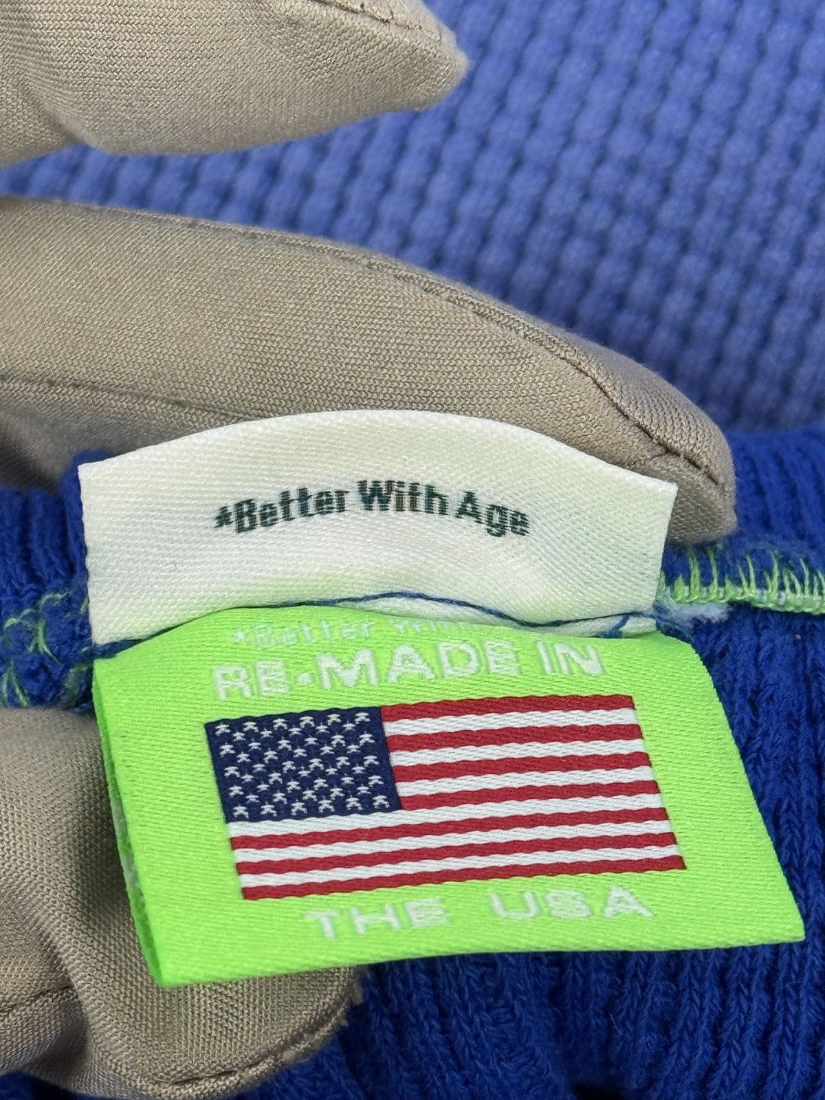Better With Age RICKY PATCH WORK WAFFLE SWEATPANTS Size US 34 / EU 50 - 5 Thumbnail