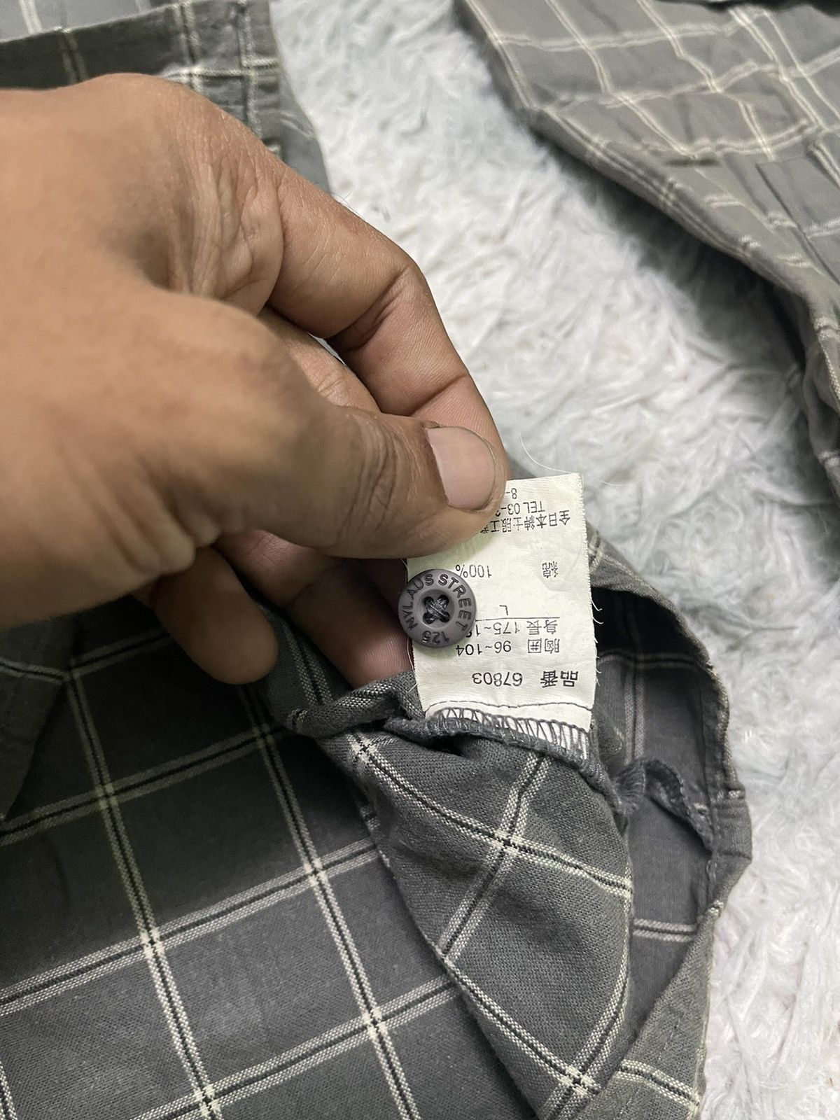 If Six Was Nine 2000s NYLAUS BUTTON UP FADED PUNK DESIGN Size US L / EU 52-54 / 3 - 11 Thumbnail