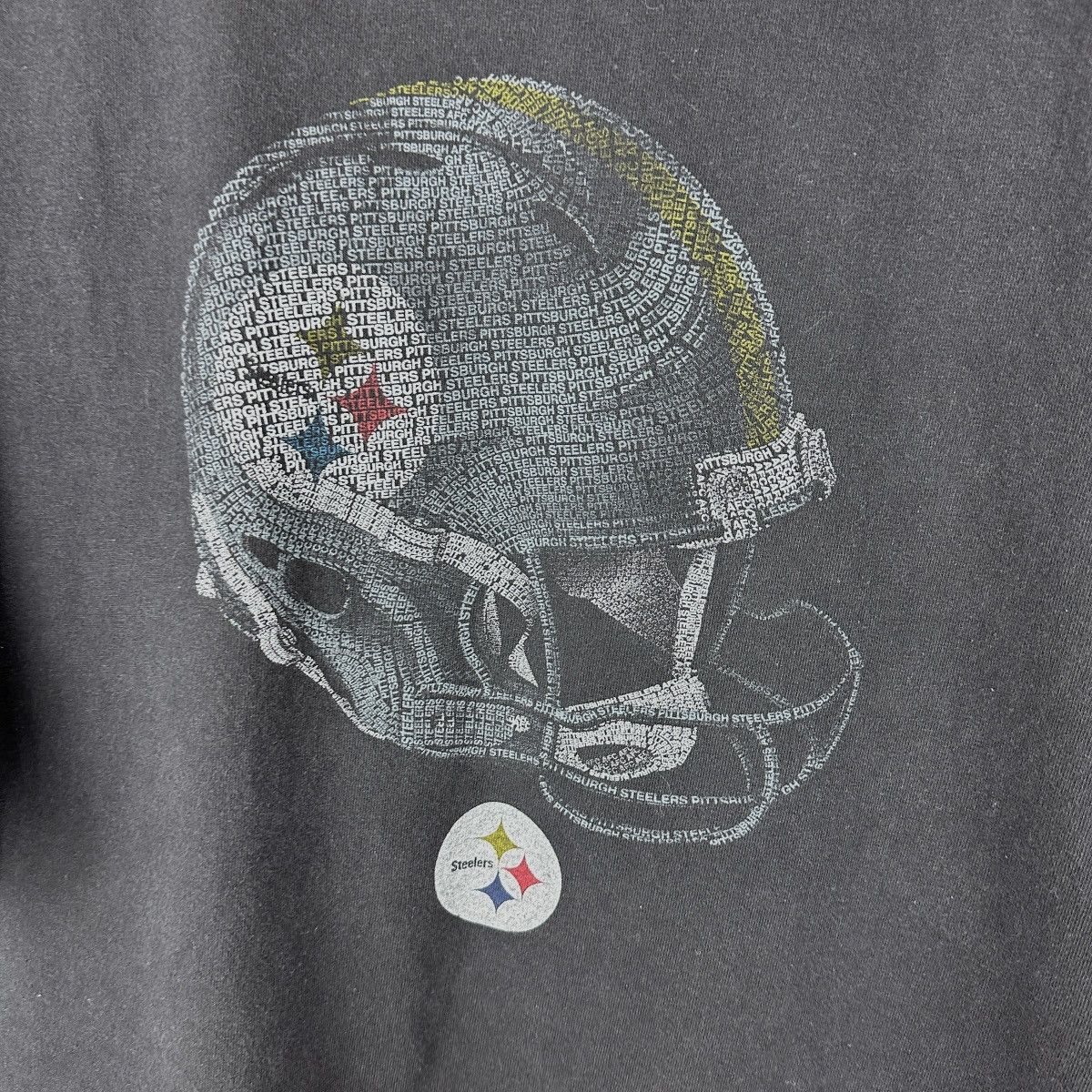 NFL × Vintage Vintage Y2K Pittsburgh Steelers NFL Helmet Shirt Size US XL / EU 56 / 4 - 2 Thumbnail
