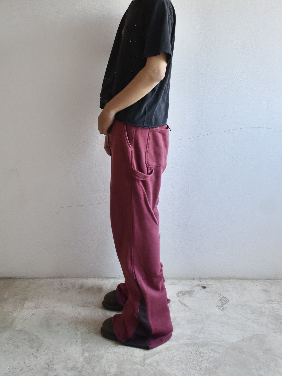 Vintage Gallery dept.Vintage Bossbat Flared Sweatpants Size US 32 / EU 48 - 3 Thumbnail