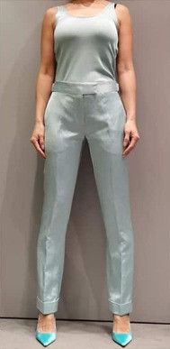Tom Ford o1loc1c0924 PAW530 Woven Pant in Light Green Size 26" / US 2 / IT 38 - 1 Thumbnail