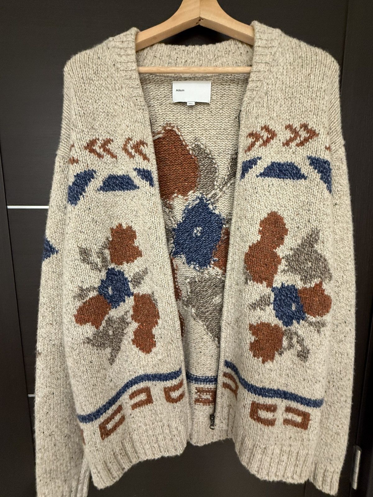 Adsum Adsum Zip Wool Cardigan Size US S / EU 44-46 / 1 - 1 Thumbnail