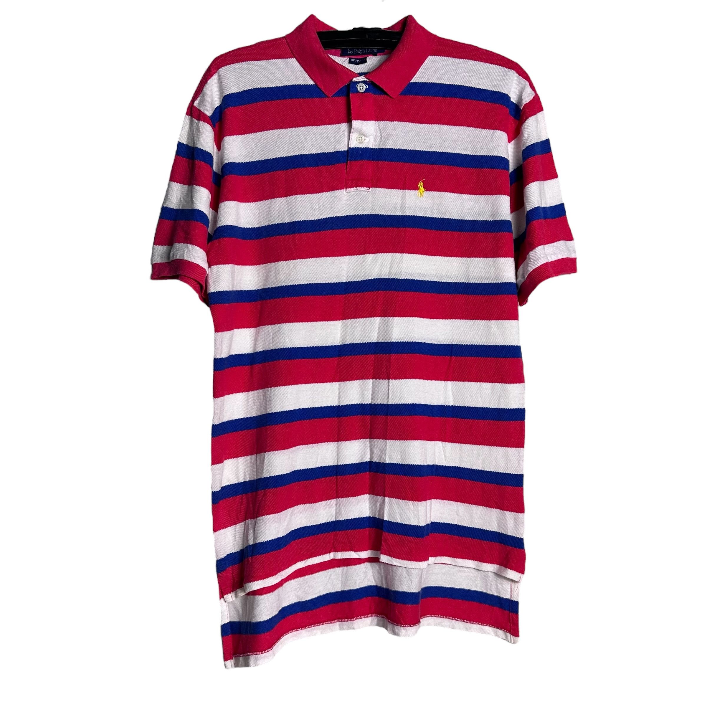 Polo Ralph Lauren 🔥RARE🔥Vintage Polo Ralph Lauren Striped Polo Shirt Size US M / EU 48-50 / 2 - 1 Thumbnail
