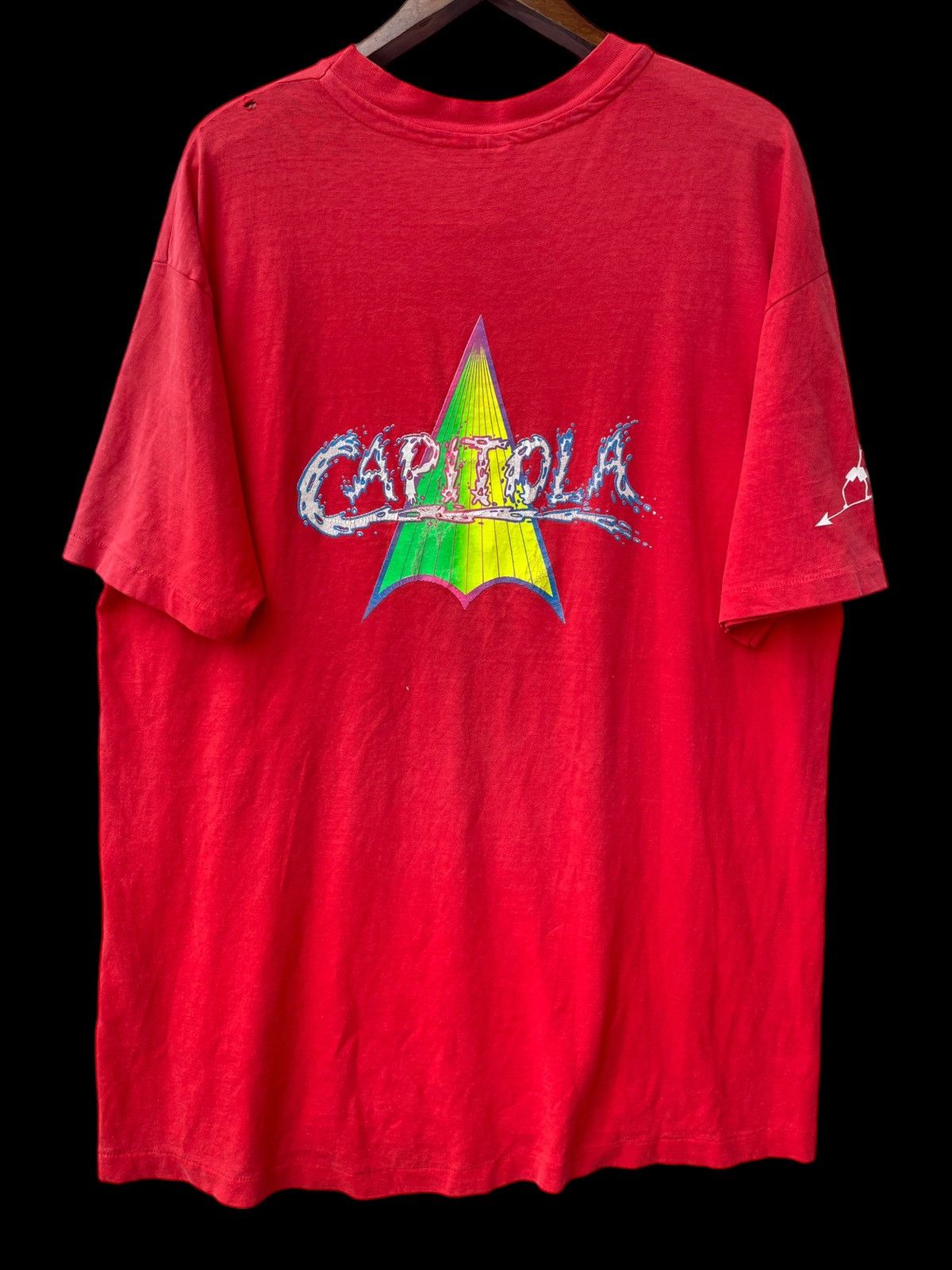 Santa Cruz Skateboards × Shorty's Skateboards Vintage 80’s Pearson Arrow Surfboard Santa Cruz T-shirt Size US XL / EU 56 / 4 - 3 Thumbnail