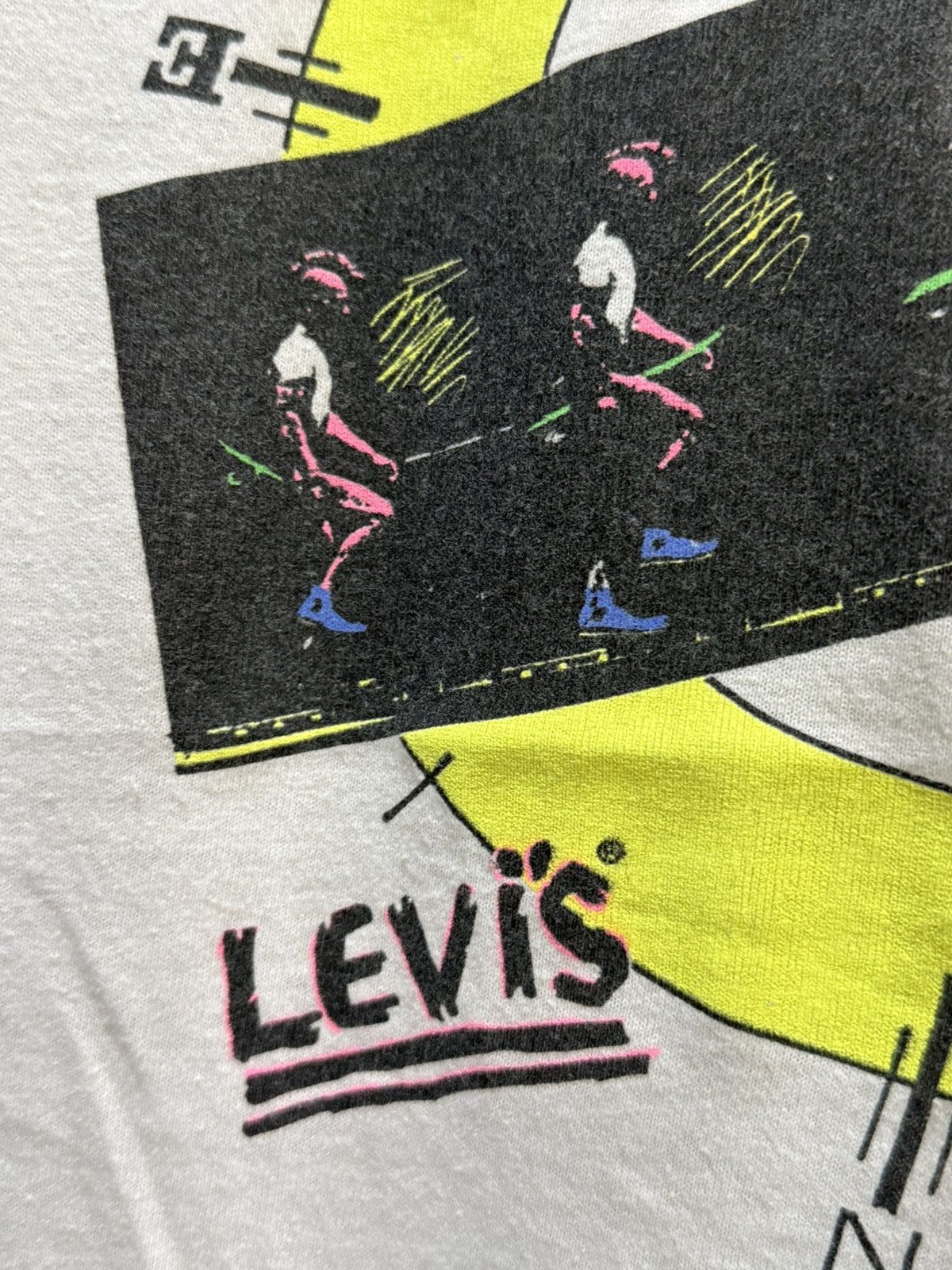 Levi's Vintage Clothing Vintage 80s Levis Skateboard Eat Air Faded Tee Size US M / EU 48-50 / 2 - 5 Thumbnail