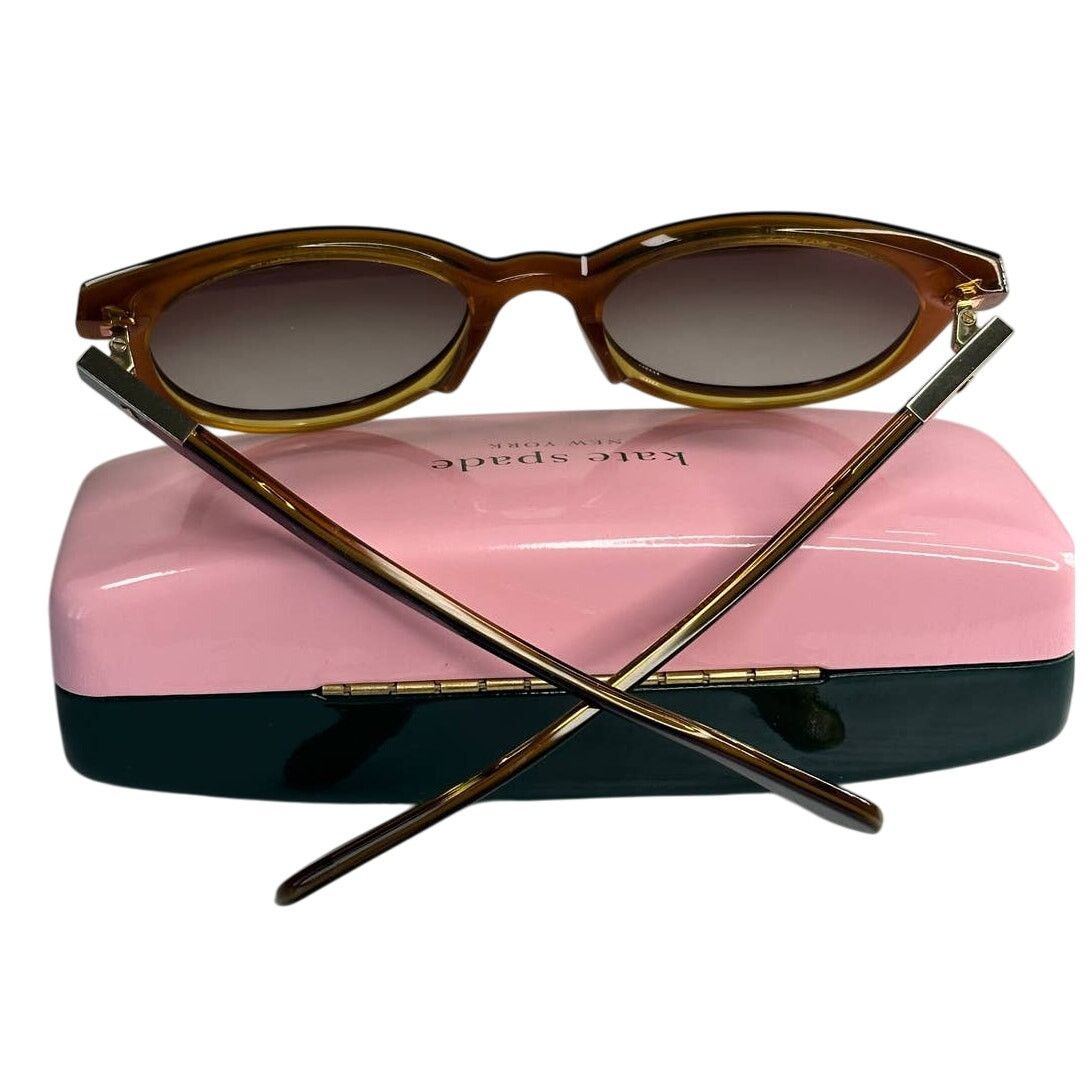 Kate Spade Kate Spade Akayla 52MM Round Sunglasses Dark Havana Size ONE SIZE - 3 Thumbnail