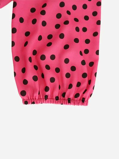 Dolce & Gabbana o1y0925 Silk Blouse in Fuchsia/Black Size XS / US 0-2 / IT 36-38 - 3 Thumbnail
