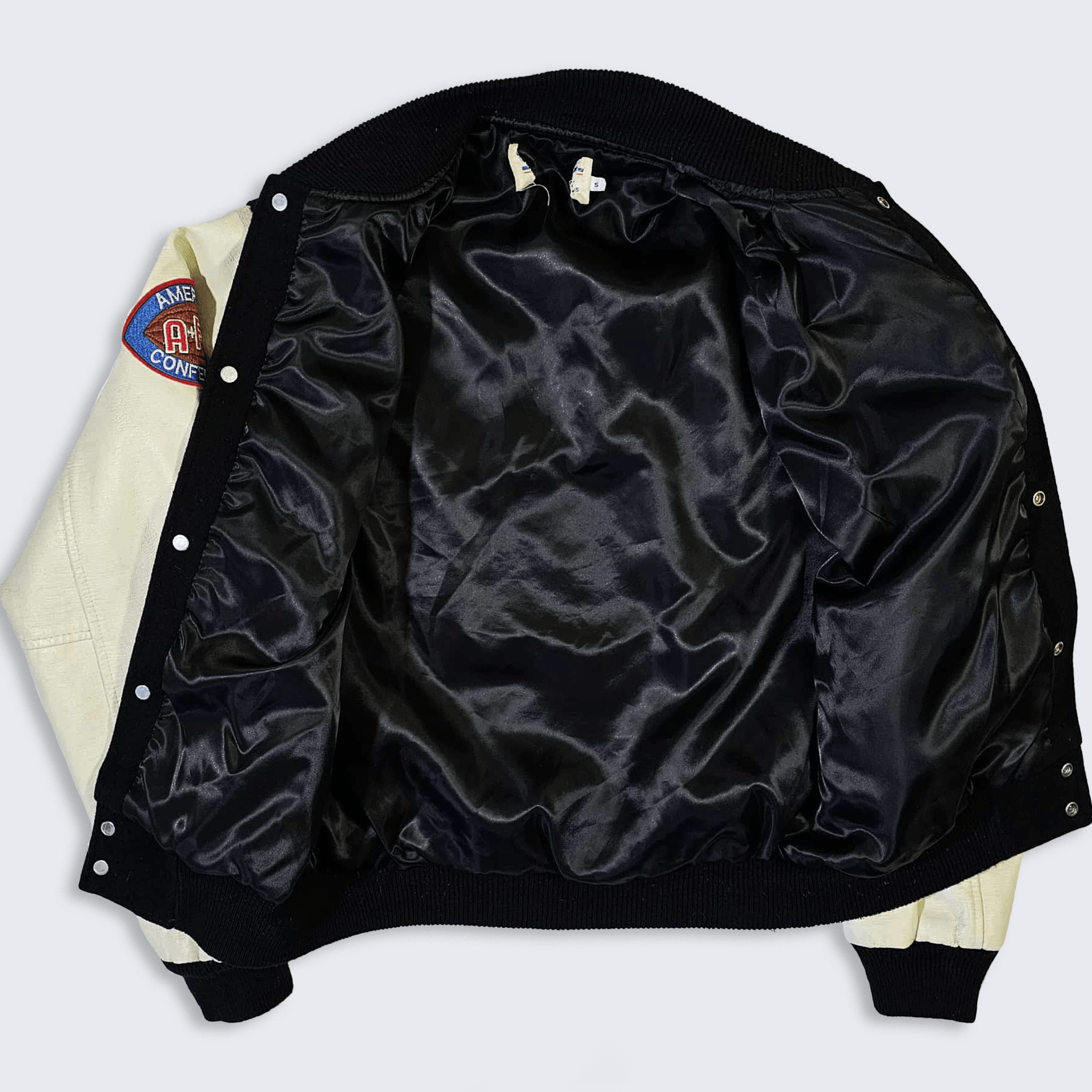 NFL Los Angeles Raiders Vintage 80s Chalk Line Varsity Jacket Size US S / EU 44-46 / 1 - 3 Thumbnail