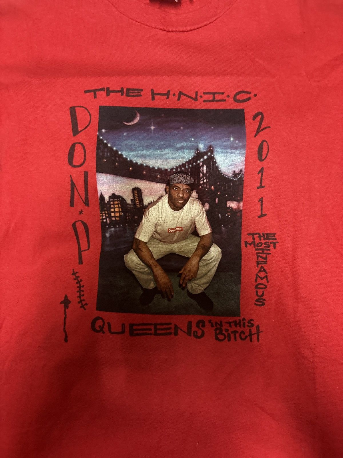 Supreme 2011 Supreme Prodigy Photo Tee Mobb Deep rap box logo ss11 Size US M / EU 48-50 / 2 - 2 Thumbnail