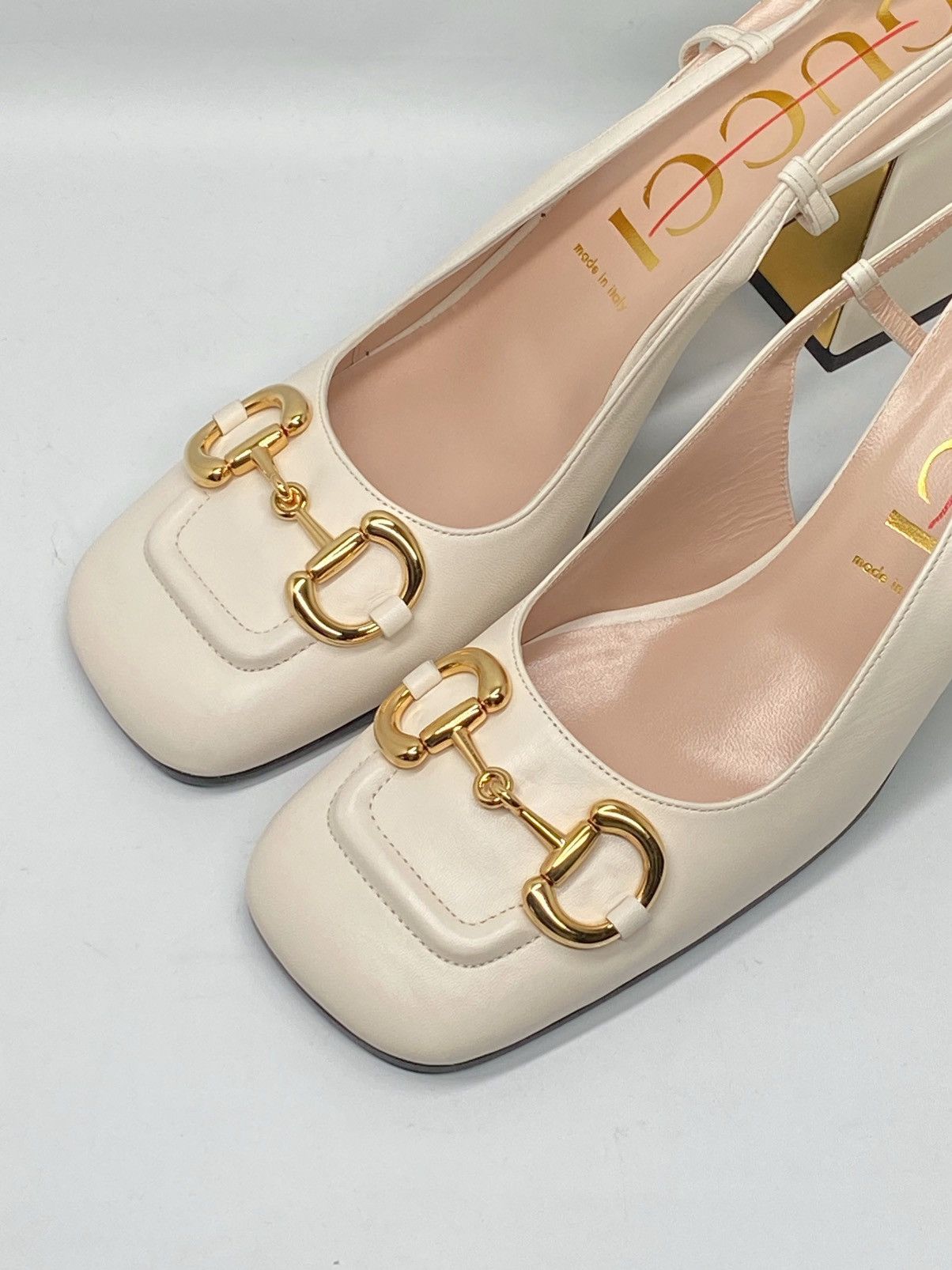 Gucci Gucci Baby Mid-Heel Horsebit Slingback Pumps size 41.5 Size US 11.5 / IT 41.5 - 8 Thumbnail