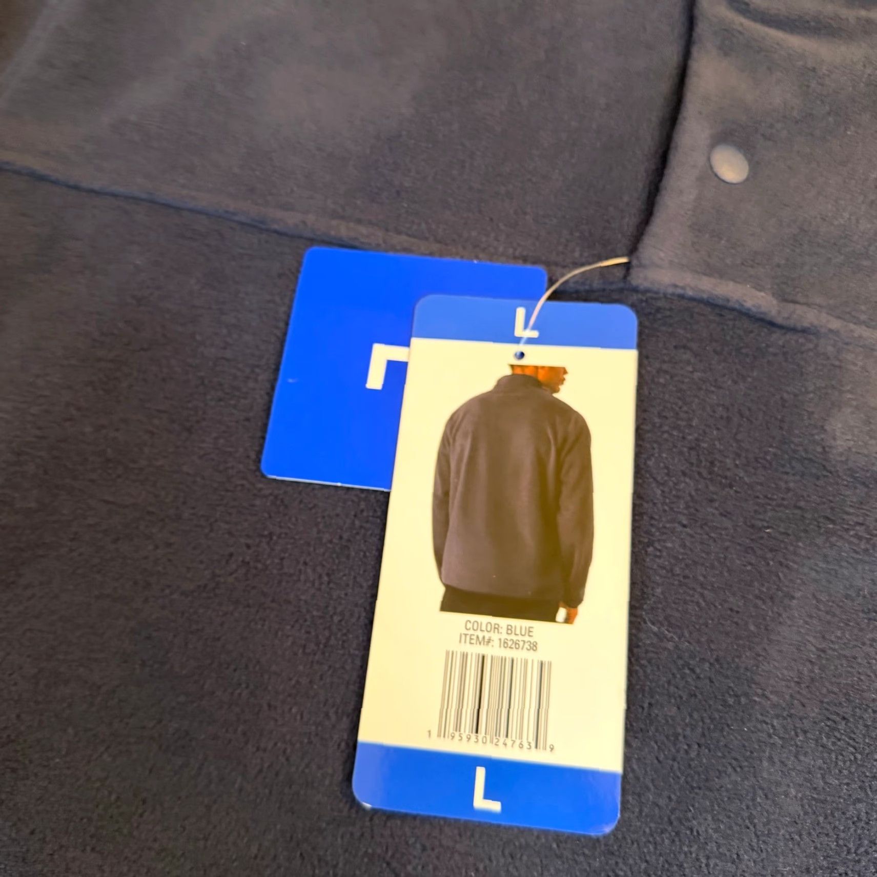 Vintage 32 Degrees Heat Fleece Sweatshirt Pullover Snap Neck Mens L Blue NWT Size US L / EU 52-54 / 3 - 3 Thumbnail