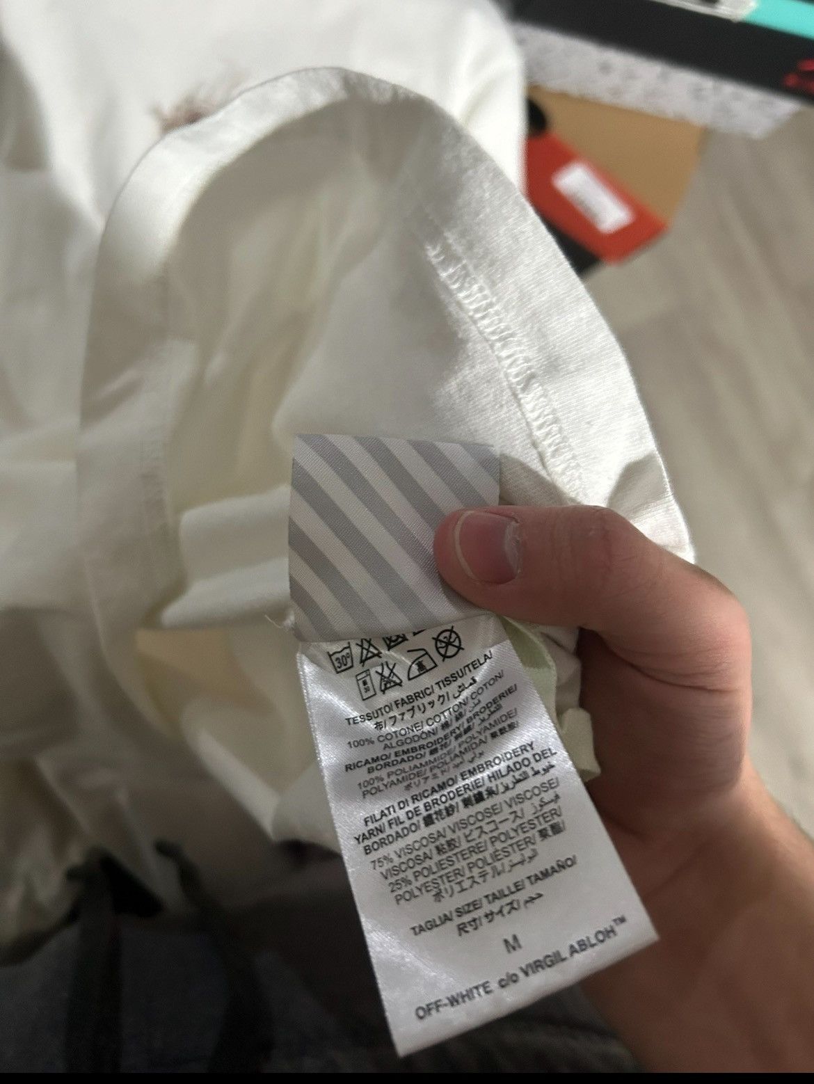Off-White off white t shirt size medium Size US M / EU 48-50 / 2 - 6 Thumbnail