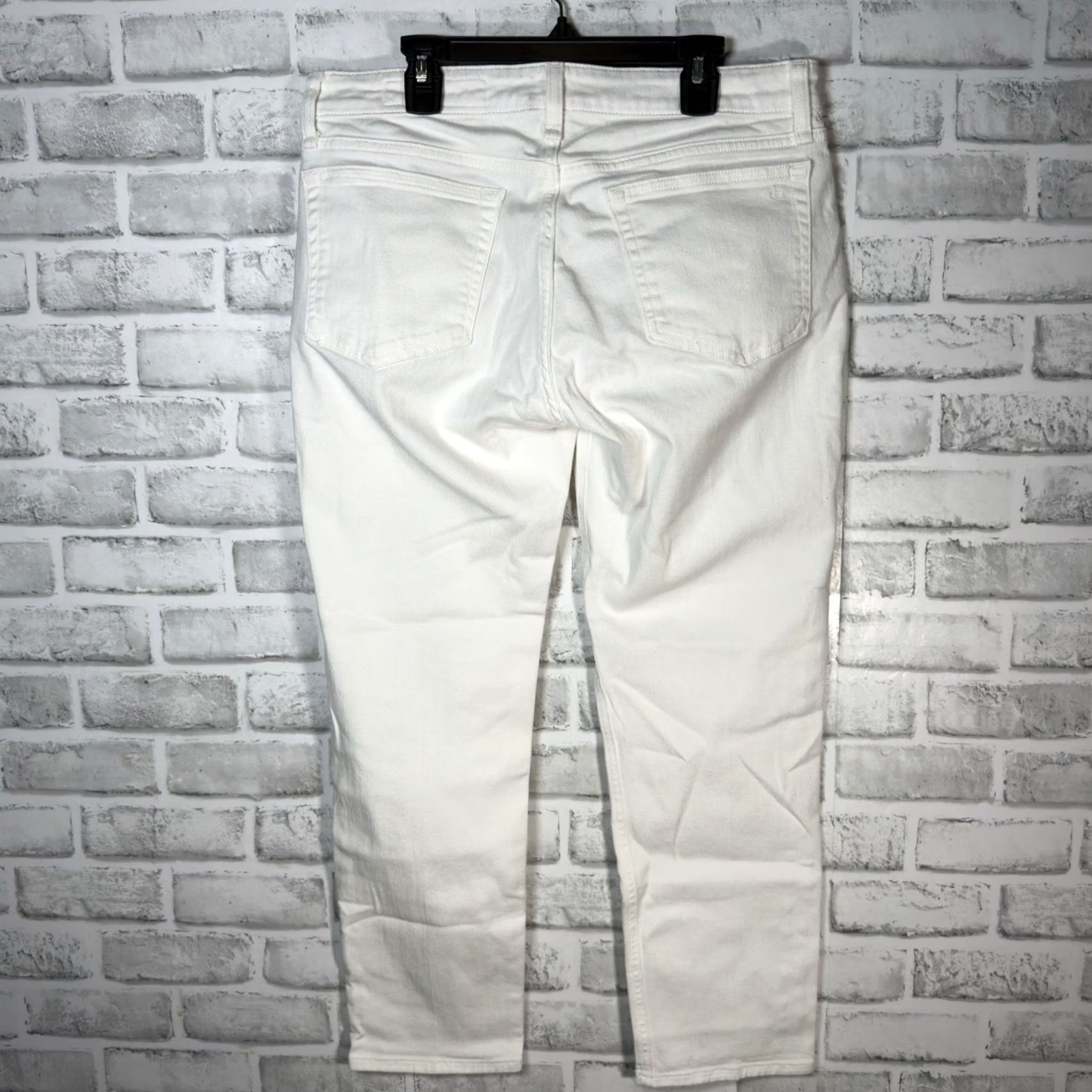 Rag & Bone Rag & Bone Dre Low Rise Boyfriend Jeans White Womens Size 28x26 Size 28" / US 6 / IT 42 - 5 Thumbnail