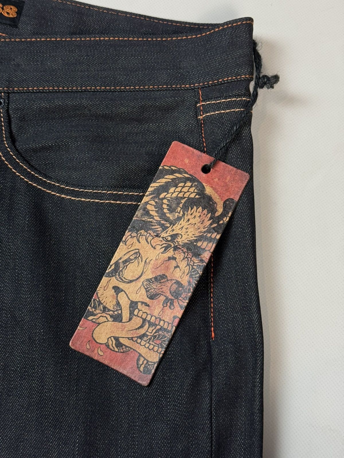 Ed Hardy BNWT! Ed Hardy By Christian Audigier Rap Baggy Denim Jeans Size US 38 / EU 54 - 19 Thumbnail