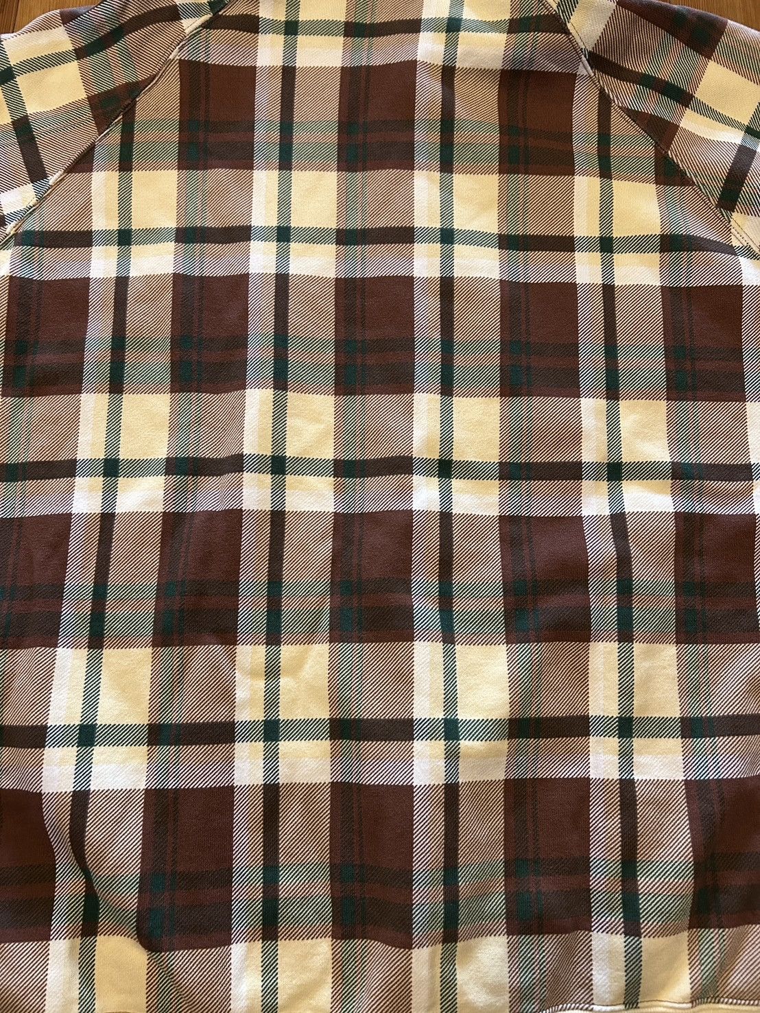 Bape Y2K Bape Brown Plaid Full Zip Hoodie L Size US L / EU 52-54 / 3 - 3 Thumbnail