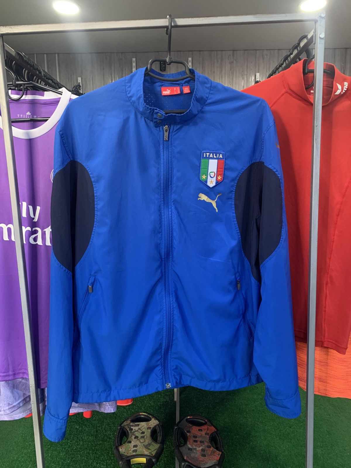 Puma Italy Football Training Jacket 2006 Vintage M Size Size US M / EU 48-50 / 2 - 1 Thumbnail