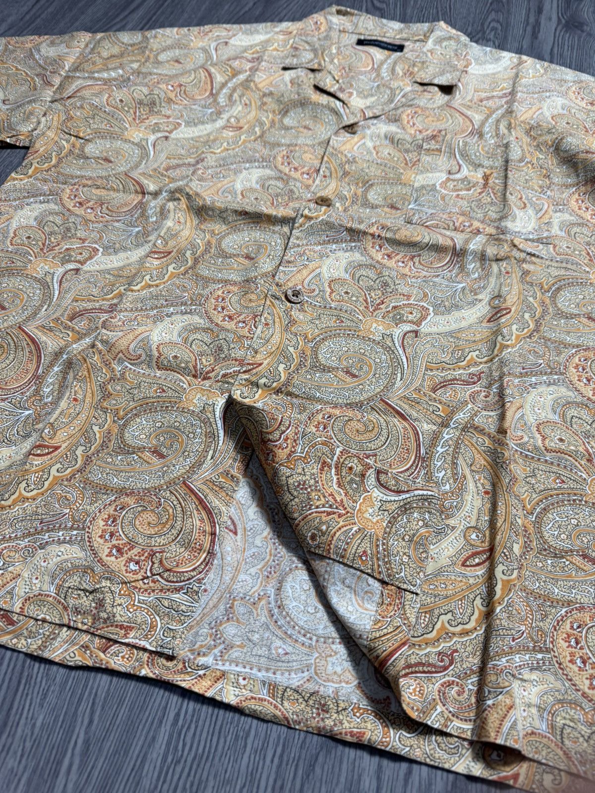 Yves Saint Laurent 💥LAST SALE💥Yves Saint Laurent Paisley Shirt Size US L / EU 52-54 / 3 - 7 Thumbnail