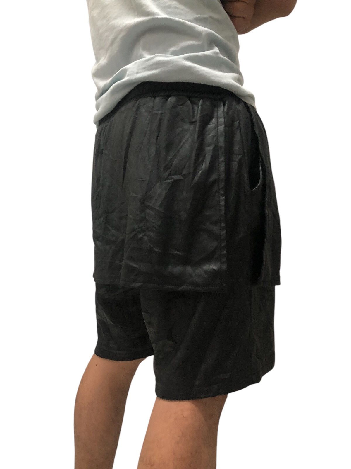 If Six Was Nine × Japanese Brand × Le Grande Bleu (L.G.B.) Vintage Legenda Short + Skirt Style Leather Pant Size US 30 / EU 46 - 6 Thumbnail