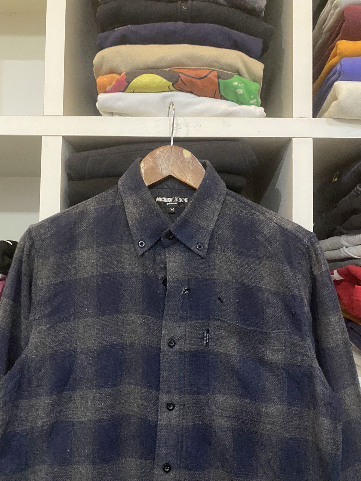 Flannel × Michiko Koshino London × Vintage Michiko London Koshino Flannel Size US M / EU 48-50 / 2 - 5 Thumbnail