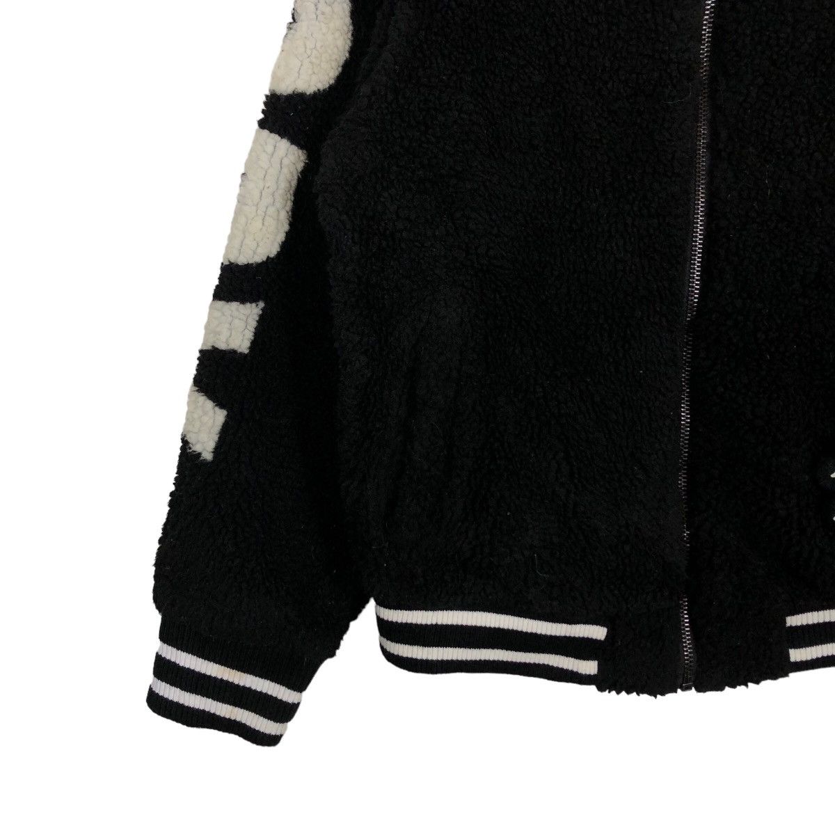 Hysteric Glamour 🔥Bomber Jacket Fleece Sherpa Ragout Spell Put Big Logo Size US L / EU 52-54 / 3 - 4 Thumbnail