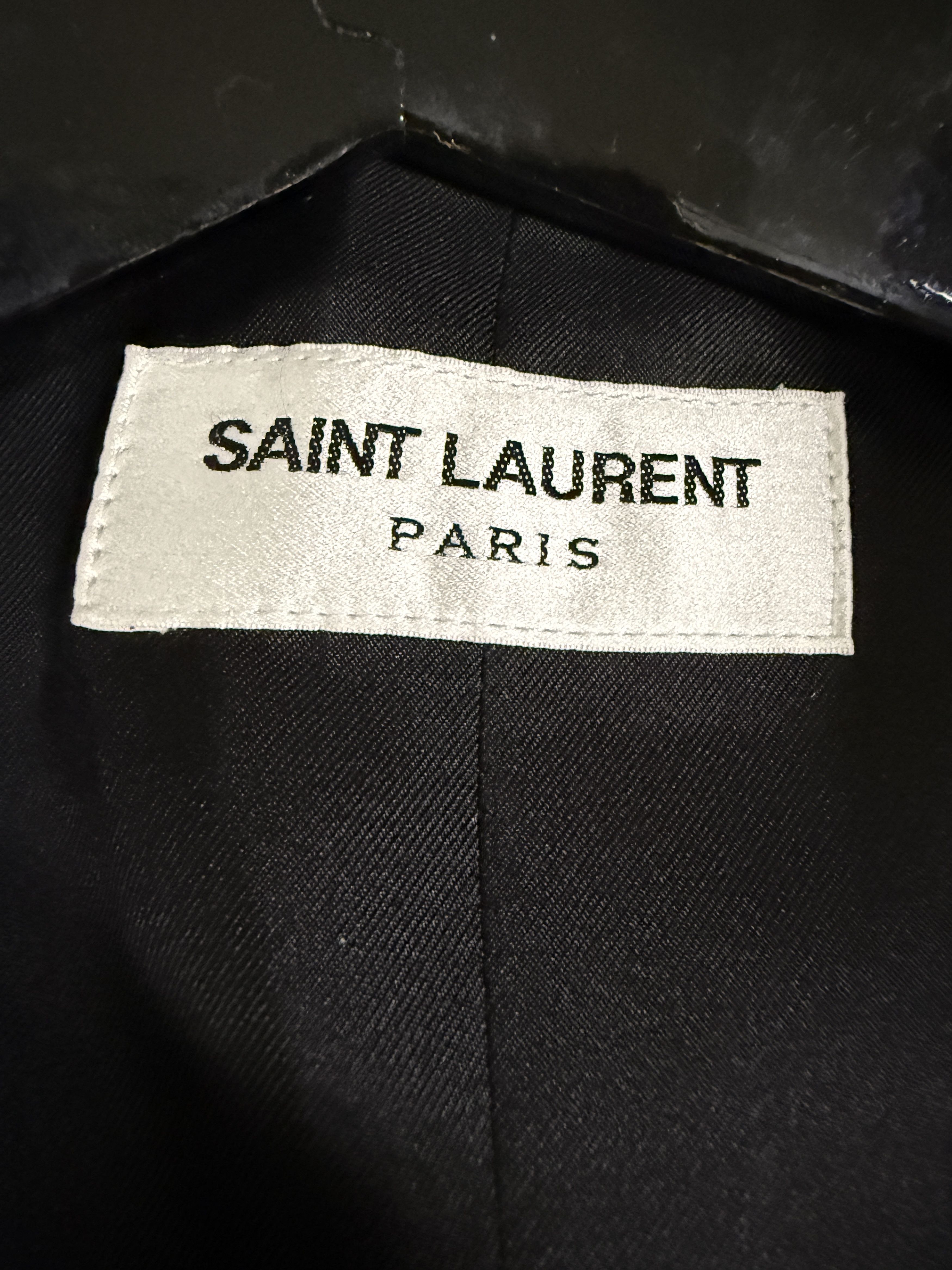 Saint Laurent Paris $3500 Saint Laurent Paris Wool Gabardine Jacket Size M / US 6-8 / IT 42-44 - 6 Thumbnail