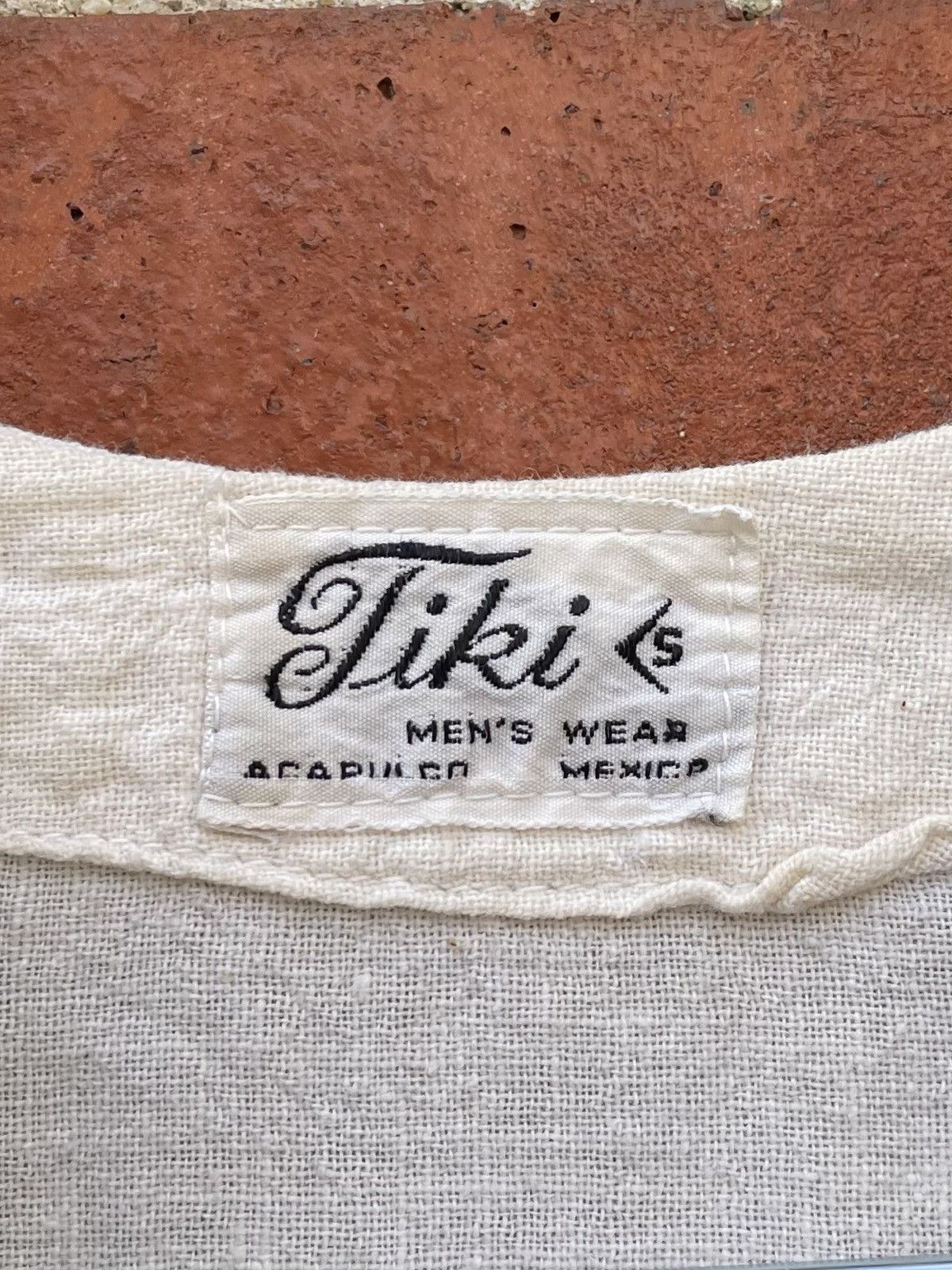Vintage Vintage 1960s Tiki Mens Wear Los Tigres Flor Sack Shirt Size US M / EU 48-50 / 2 - 2 Thumbnail