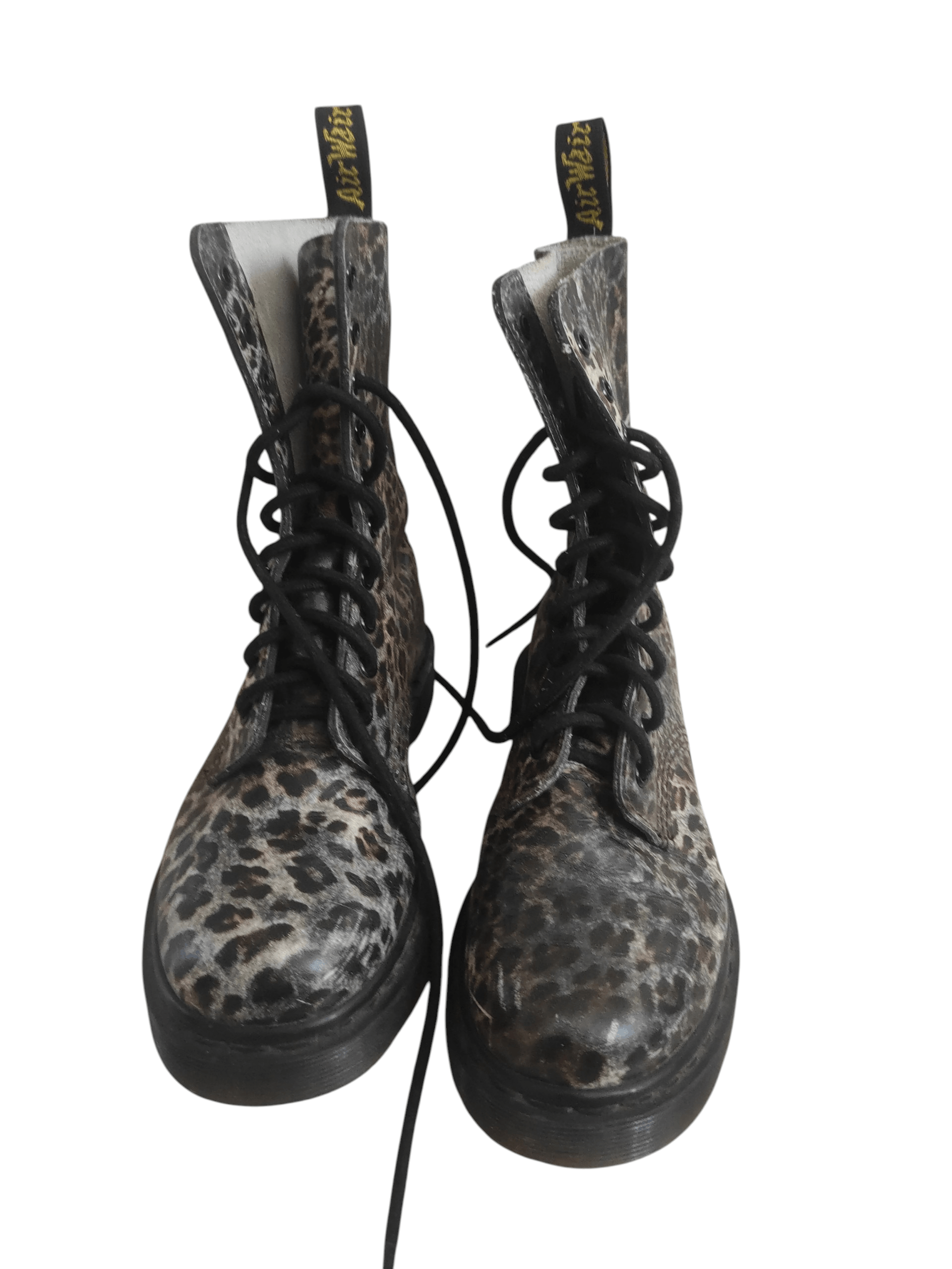 Dr. Martens Vintage Dr. Martens 14610 Leopard Print 10-Eye Boots Size US 7 / IT 37 - 21 Thumbnail