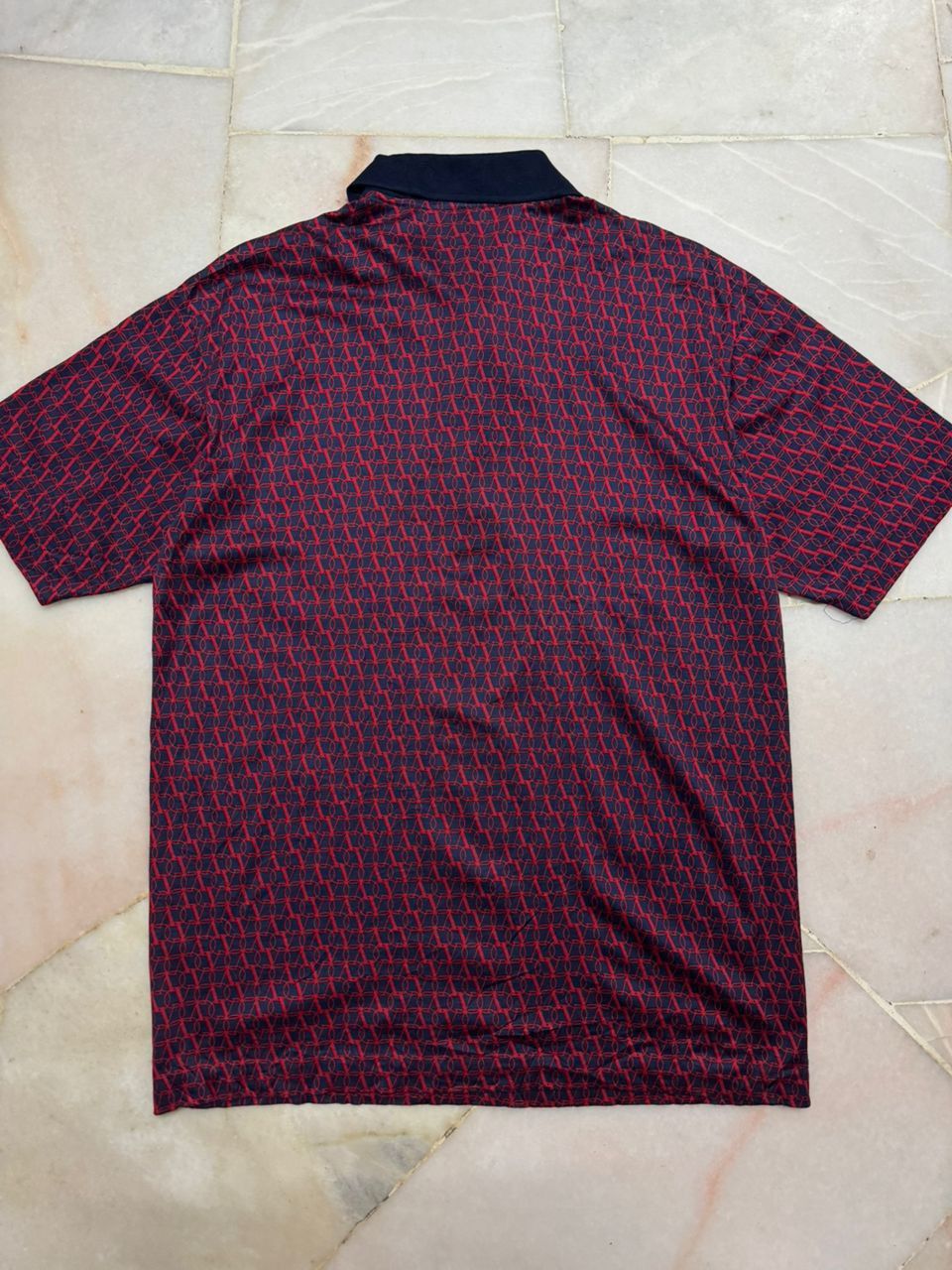 Valentino 💥Rare💥Vintage 1990s Valentino Chemises Oblique Monogram Polo Size US M / EU 48-50 / 2 - 12 Thumbnail