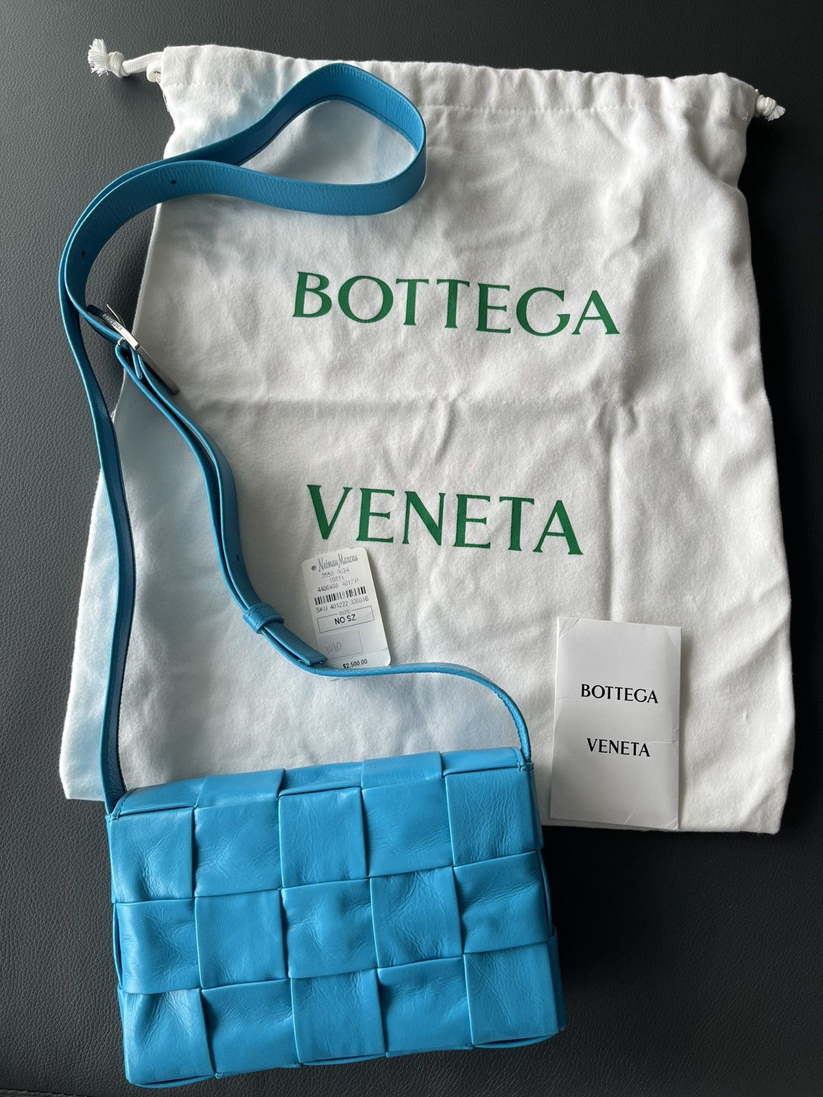Bottega Veneta $3k value Super Runway Brand New Cassette Bag Waxed Leather Size ONE SIZE - 3 Thumbnail