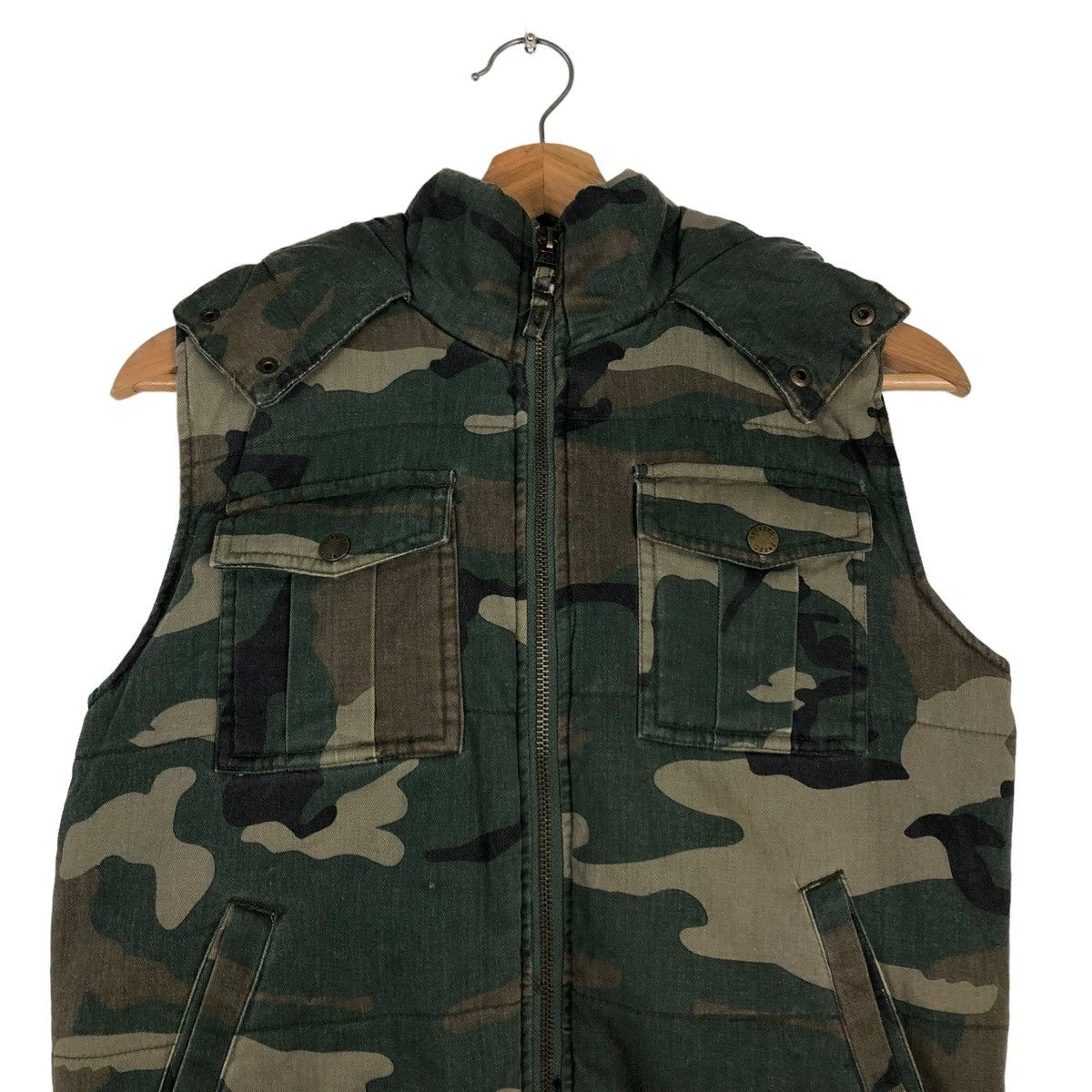 Japanese Brand 🔥BIKER PARACHUTE BONDAGE DESIGN TANK TOP MILITARY CAMO Size US L / EU 52-54 / 3 - 3 Thumbnail