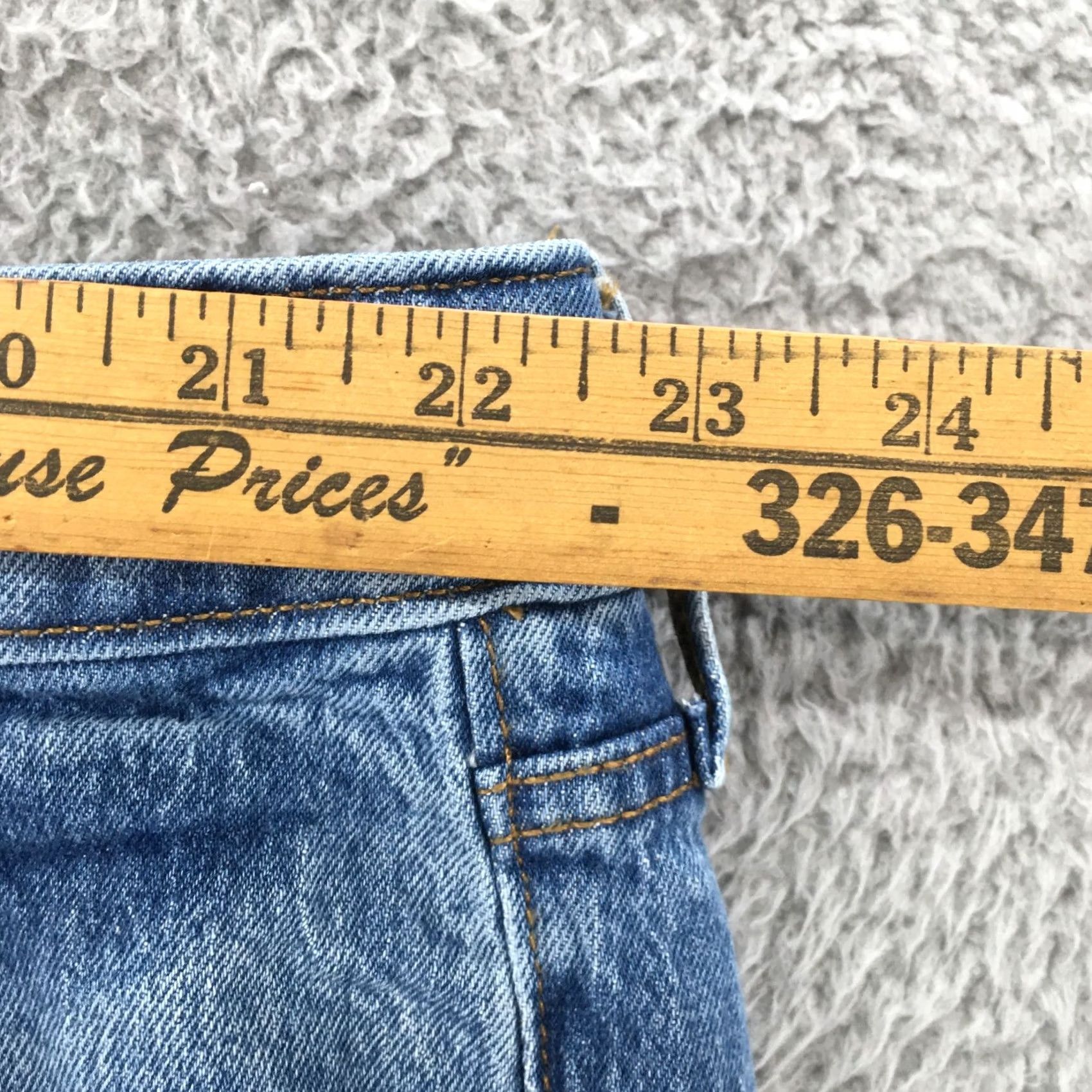 Vintage Universal Thread Jeans Womens 24W Blue Denim Slim Straight Zip NEW Size 42" / US 20 - 5 Thumbnail