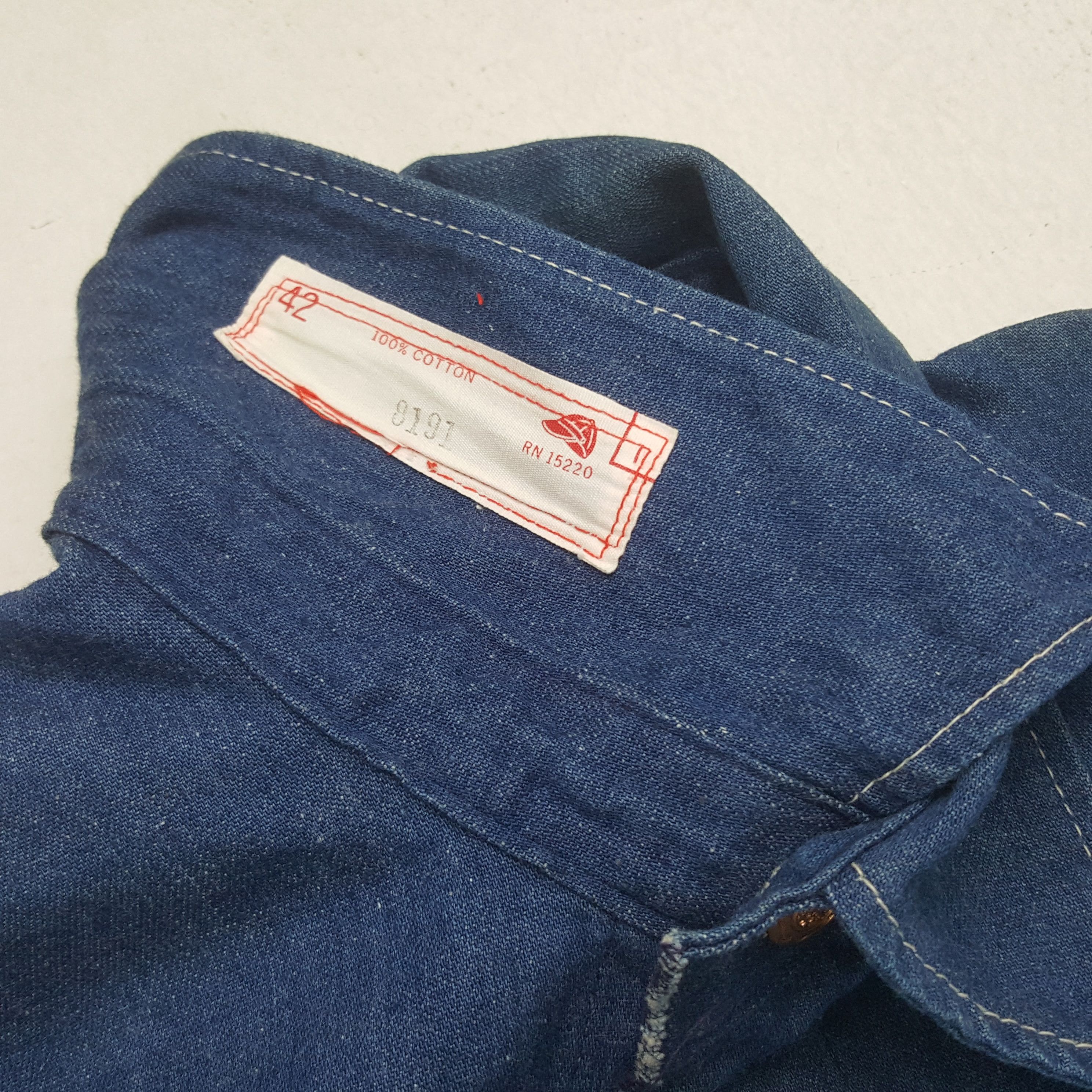 Japanese Brand Vintage Japanese Brand Denim Button Up Jacket Size US L / EU 52-54 / 3 - 5 Thumbnail