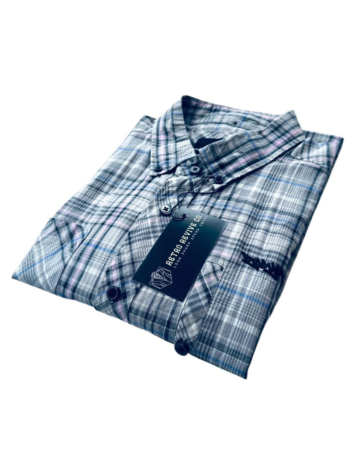 Zoo York Zoo York Shirt Men's UK Size XL Grey Check Short Sleeve Size US XL / EU 56 / 4 - 1 Thumbnail