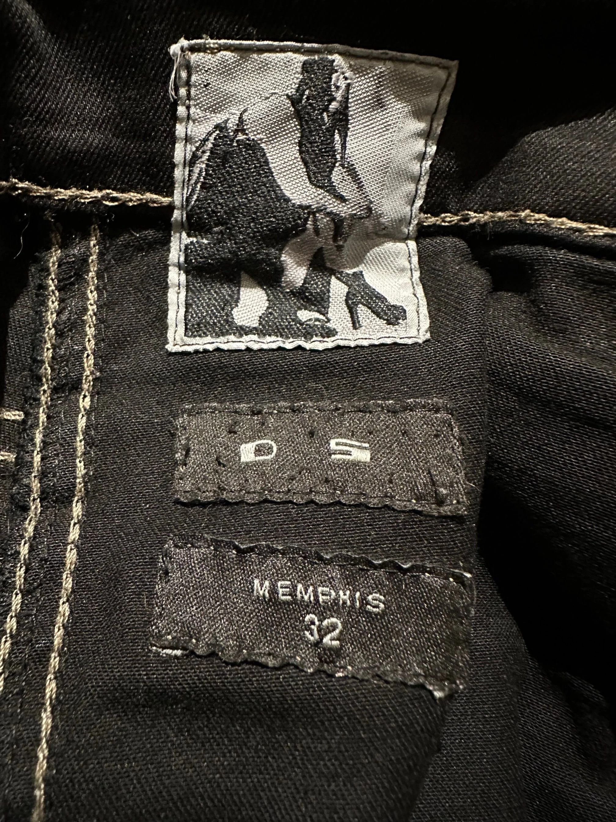 Rick Owens Drkshdw Rick Owens DRKSHDW Waxed Memphis Moto Pants (DU15F5356-SBW) Size US 32 / EU 48 - 8 Thumbnail